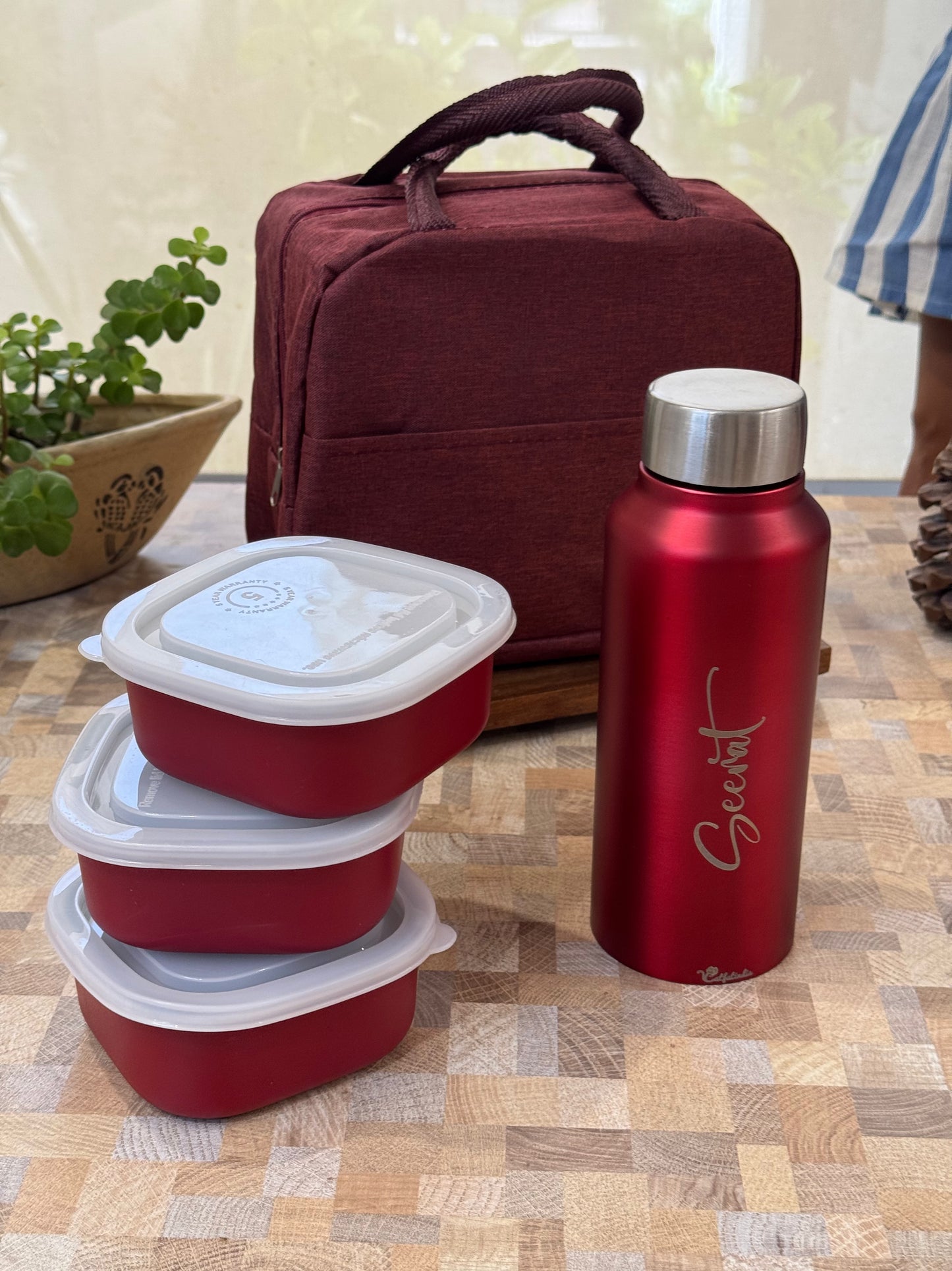 Heat Mate Combo – Lunch Set with Bottle & Bag