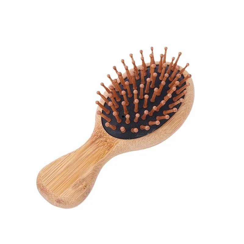 Small Bamboo Hair Brush With Bamboo Bristles