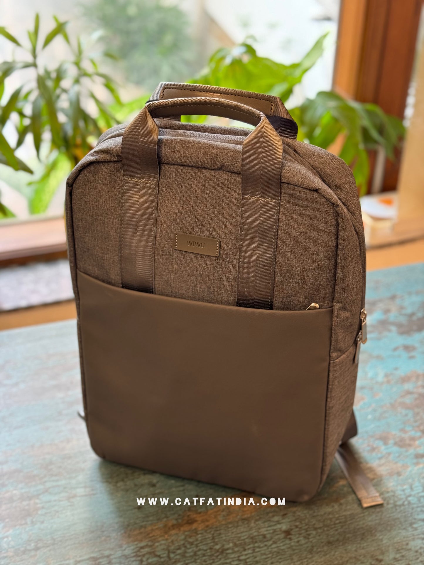 Catfatindia Korean Style Unisex Backpack (Grey)
