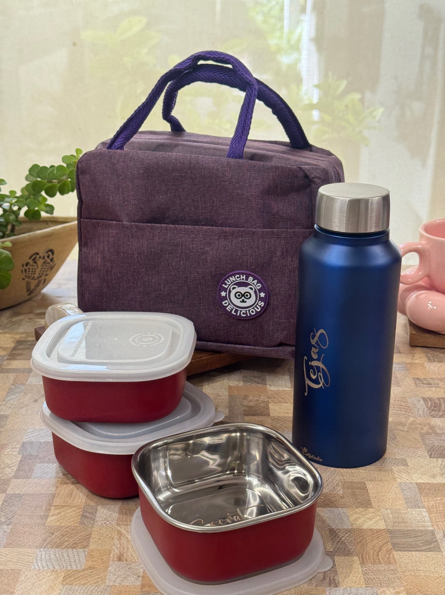 Heat Mate Combo – Lunch Set with Bottle & Bag