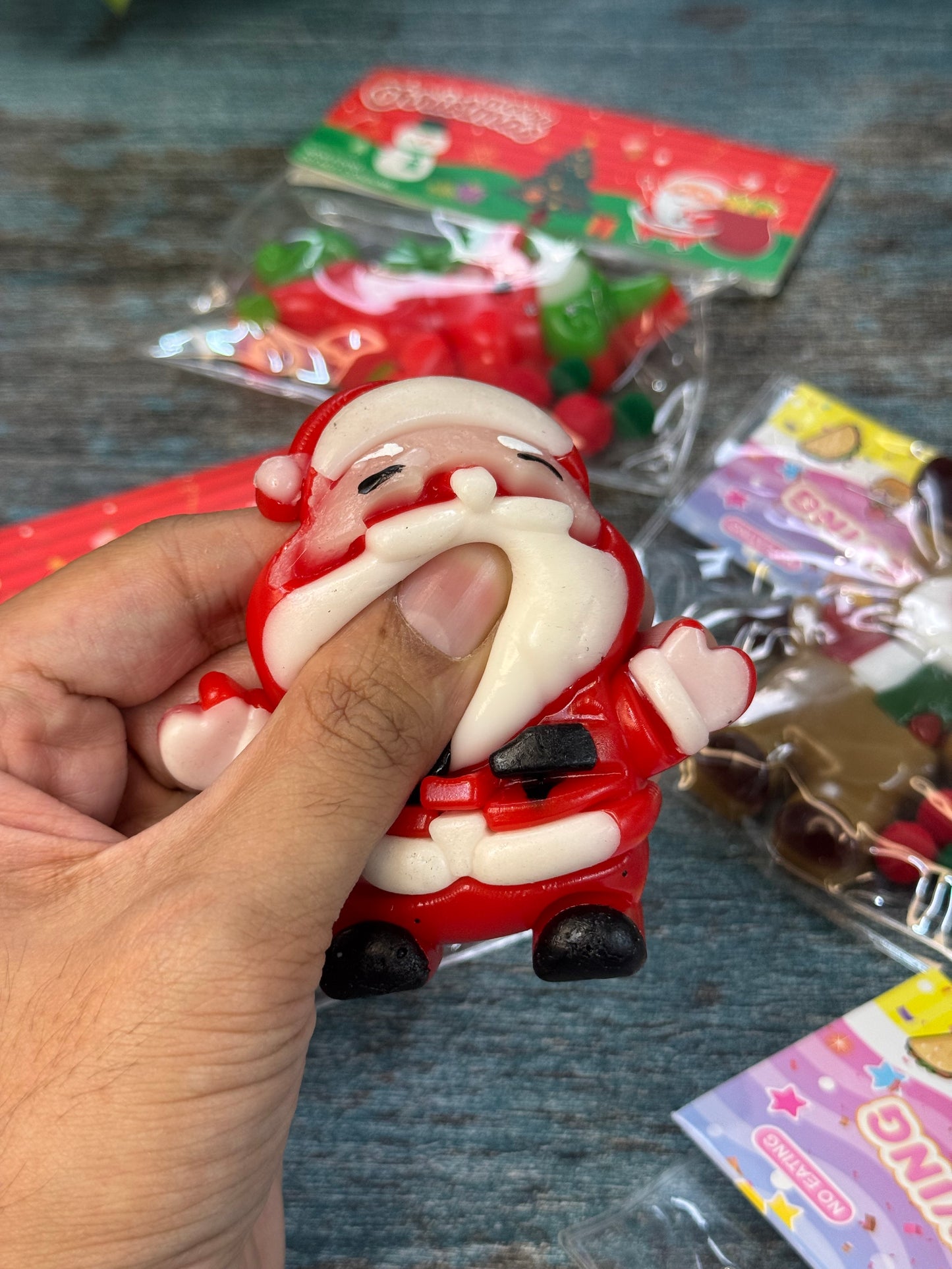 Christmas Santa Squishy Toy – Soft Squeeze Stress Buster