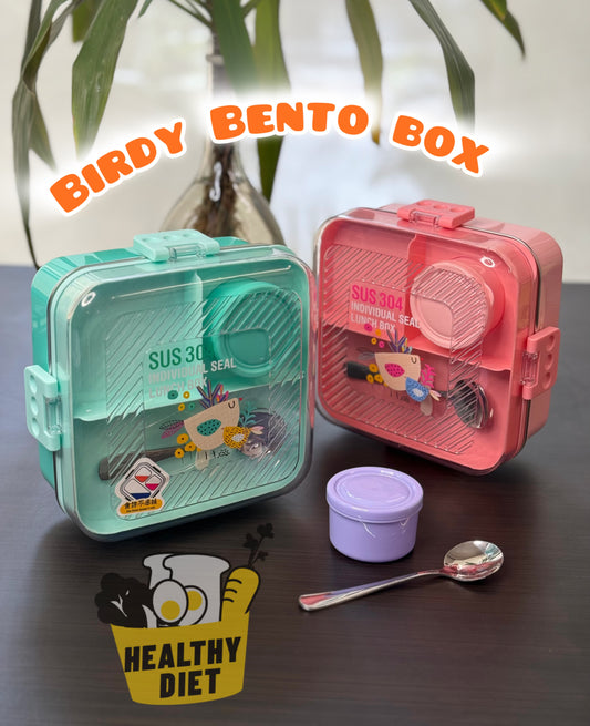 Birdy Bento Box (Stainless Steel)
