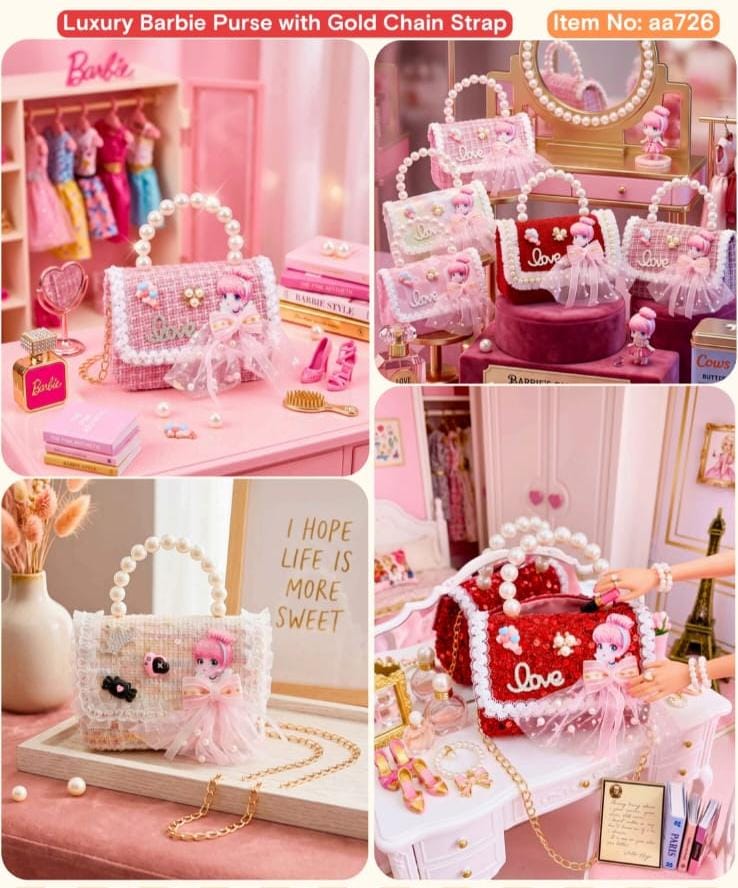 Girls Luxury Tweed Bag