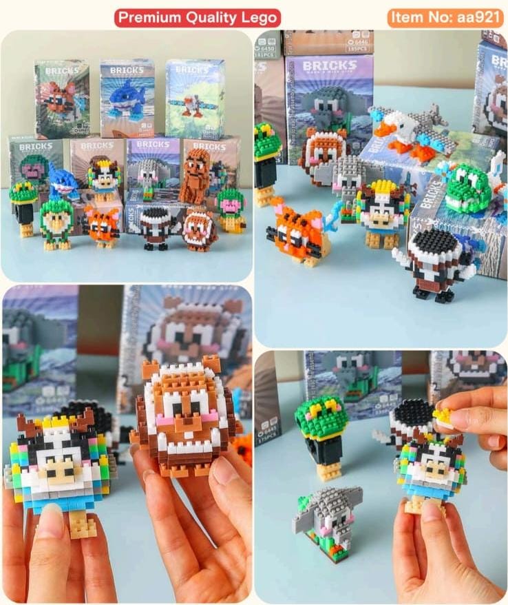 Pocket DIY Animal Building Blocks