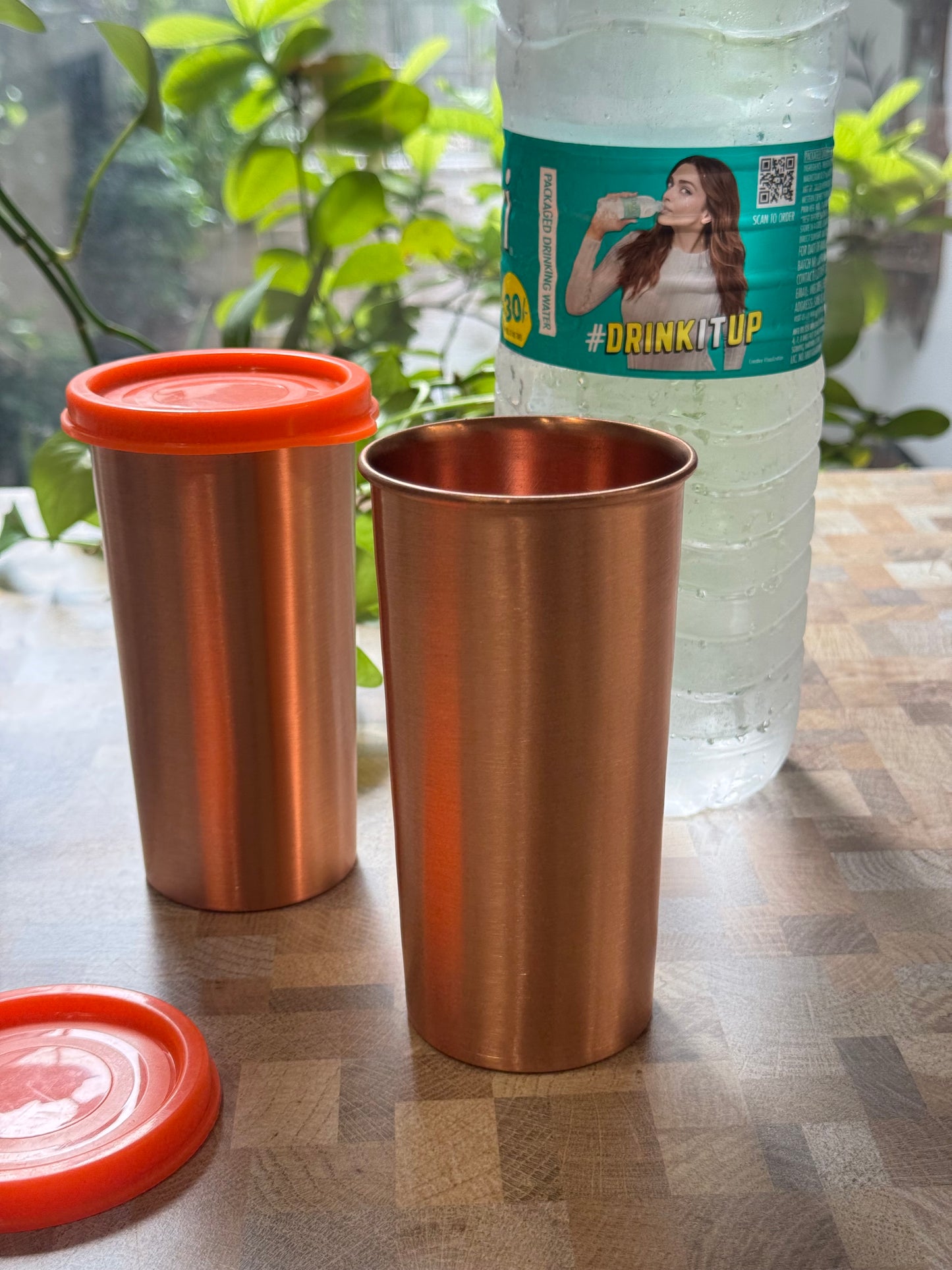 Copper Tumbler Glass