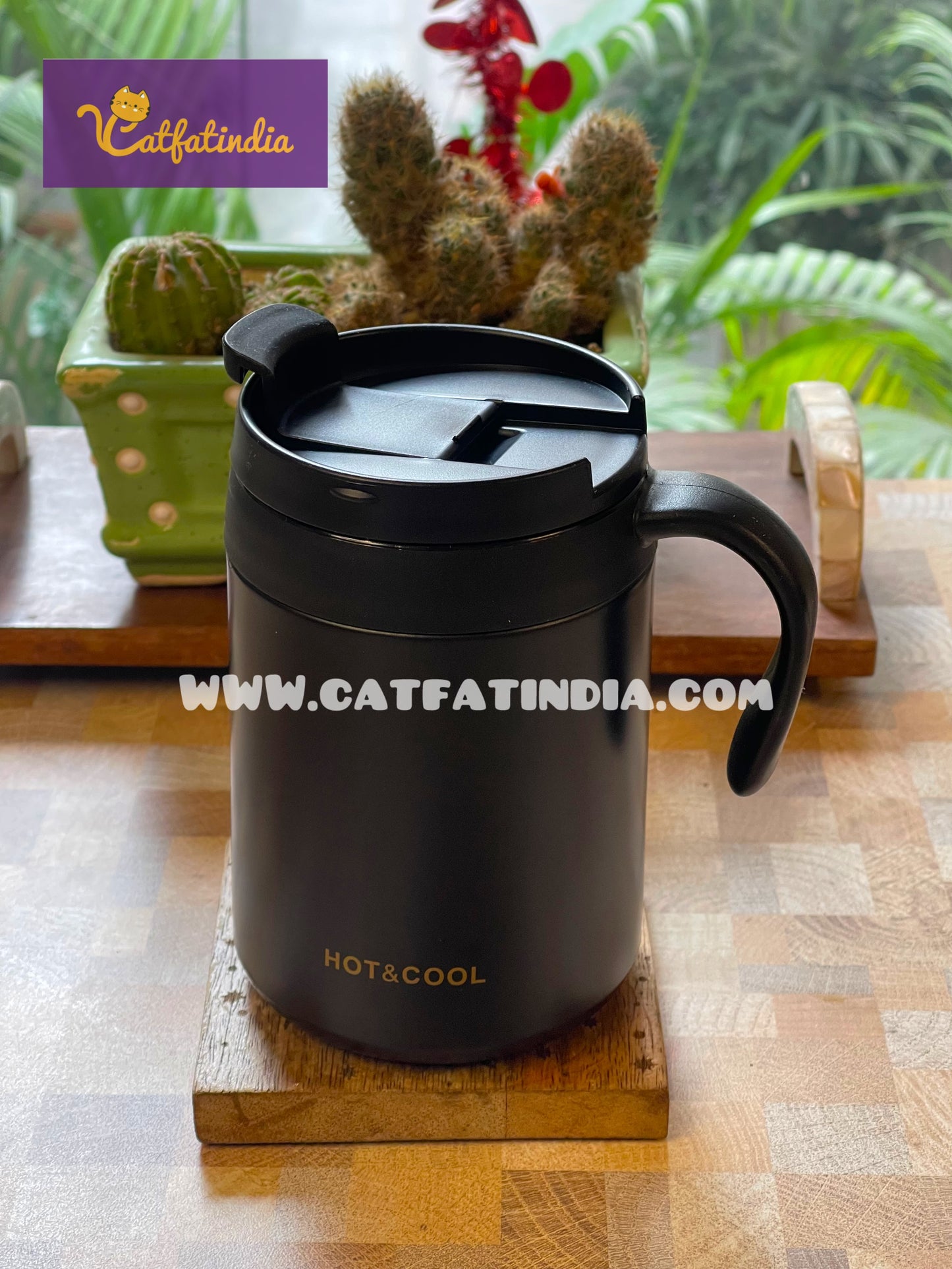 Hot & Cool Coffee Mug ( stainless steel )