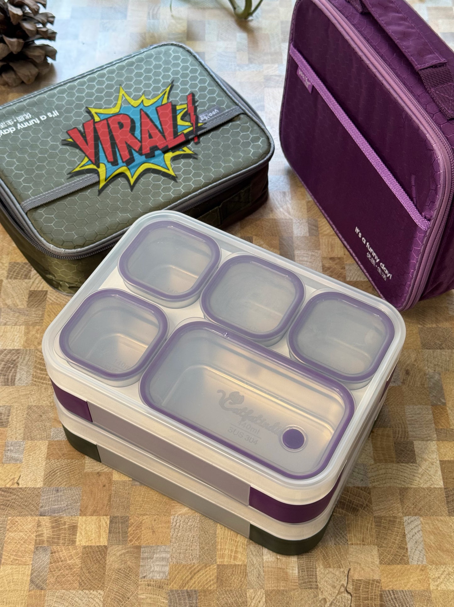 Bento Luxe Penta (with free lunch bag)