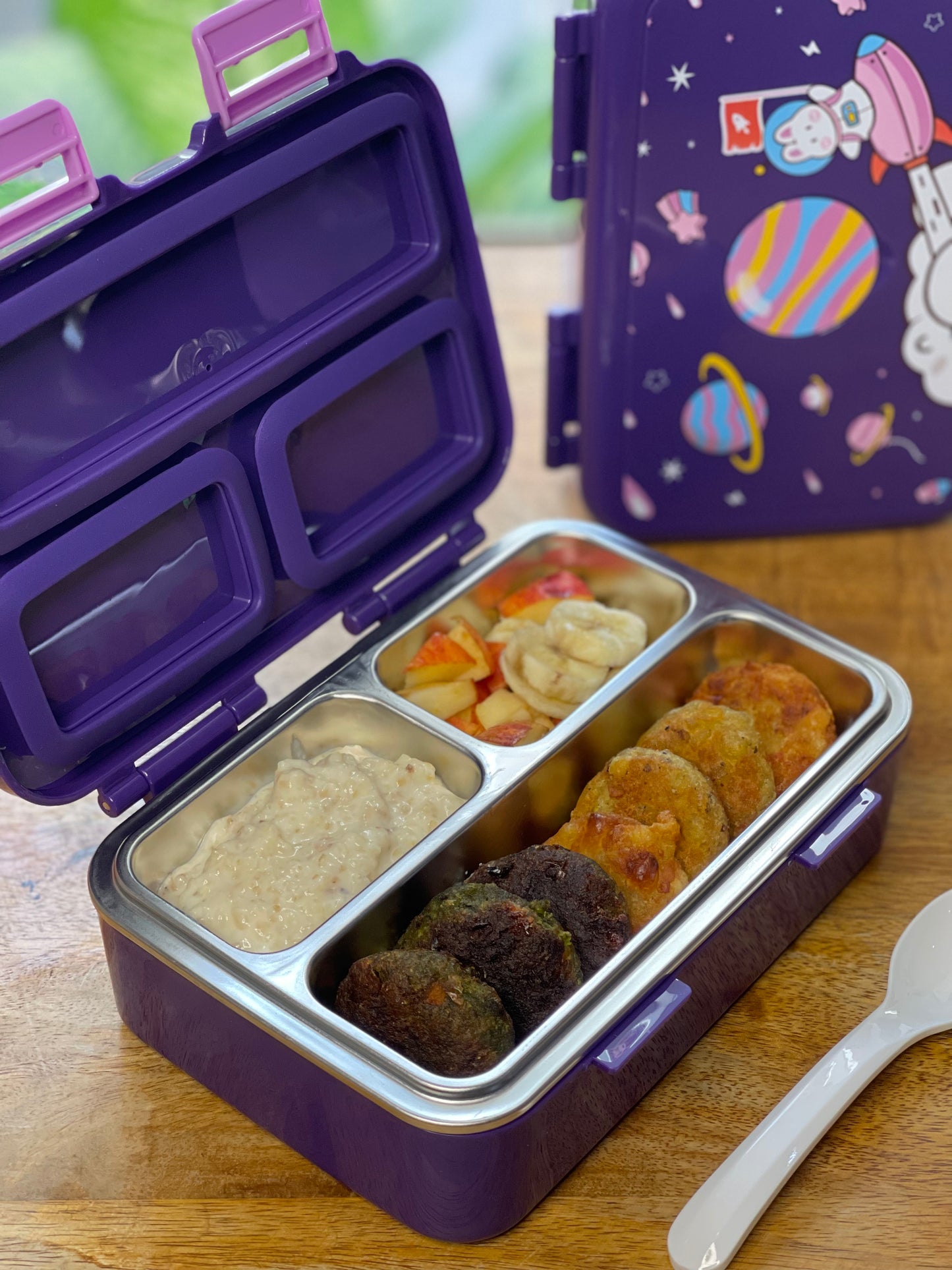 Space School Bento (100% Leak Proof)