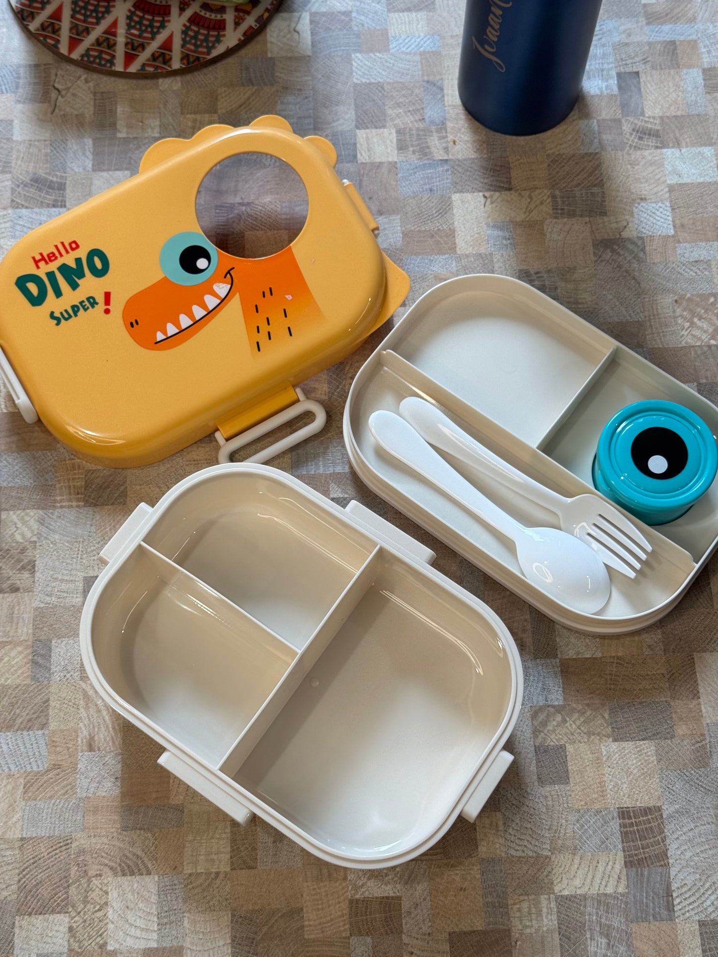 Super Dino Adventure Gift Box – All-in-One Kids Lunch, Study & Fun Essentials Combo