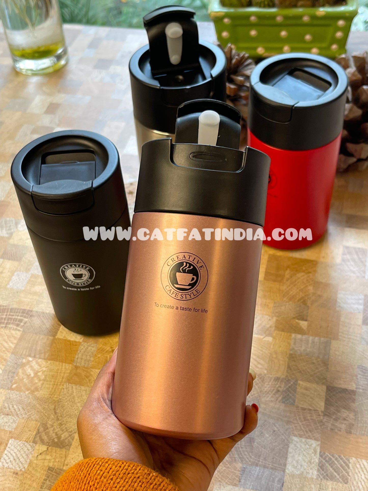 Cafe Style (stainless steel 450ML )