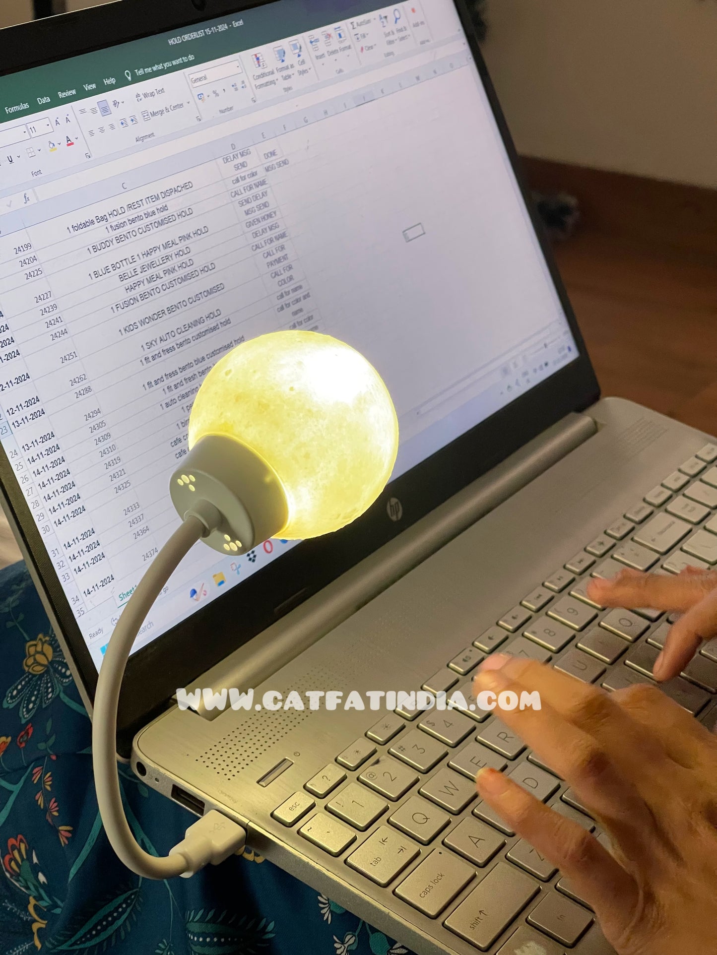 Moon night light lamp