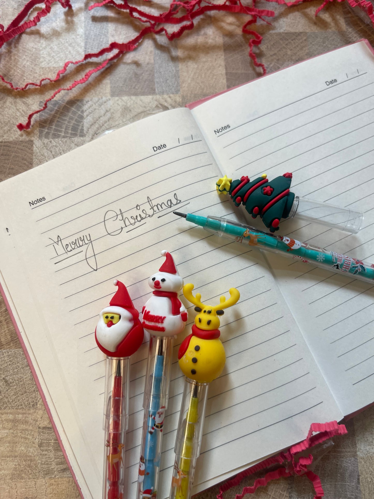 Christmas theme pencils