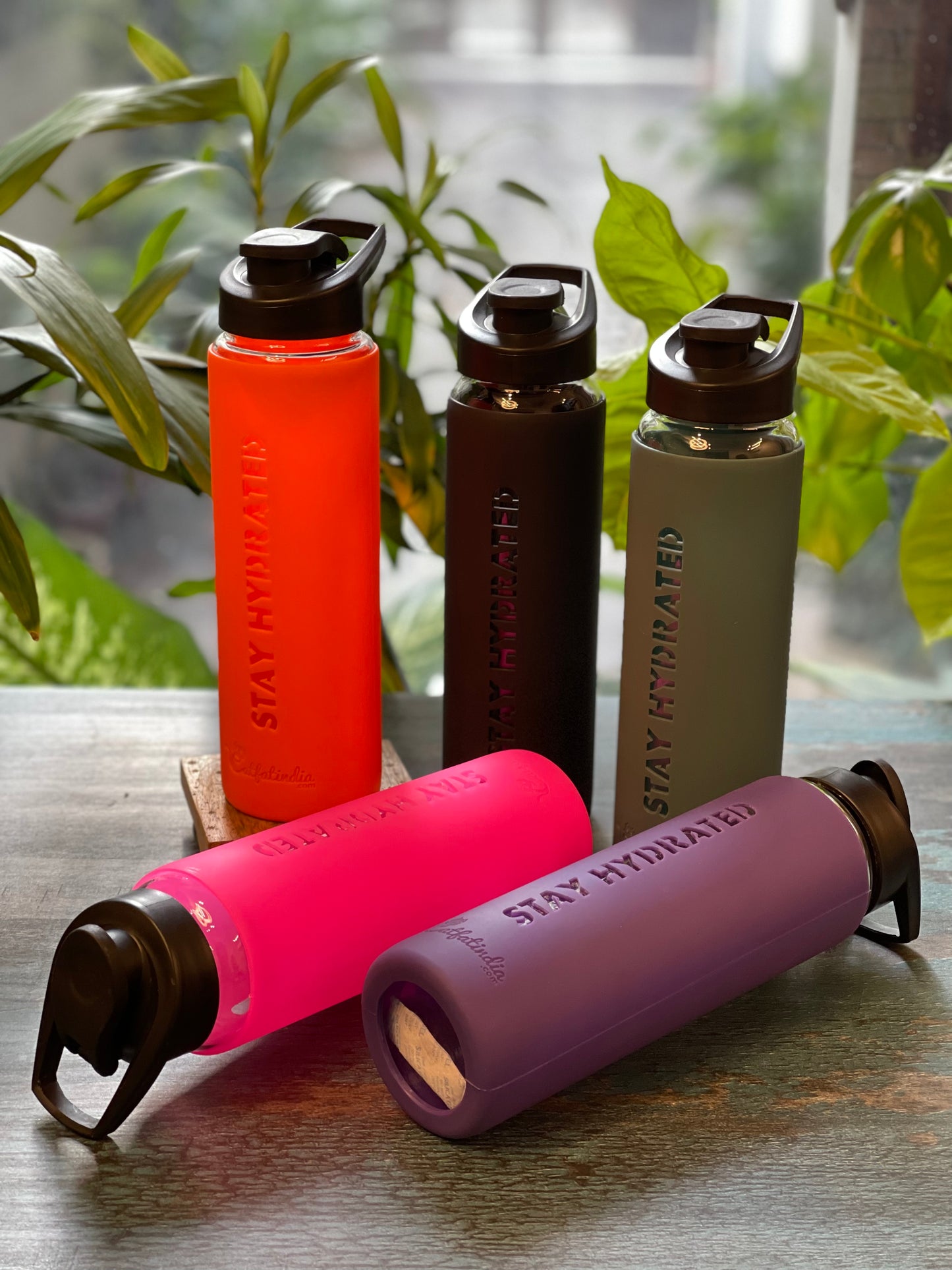 Stay Hydrated Glass Tumbler