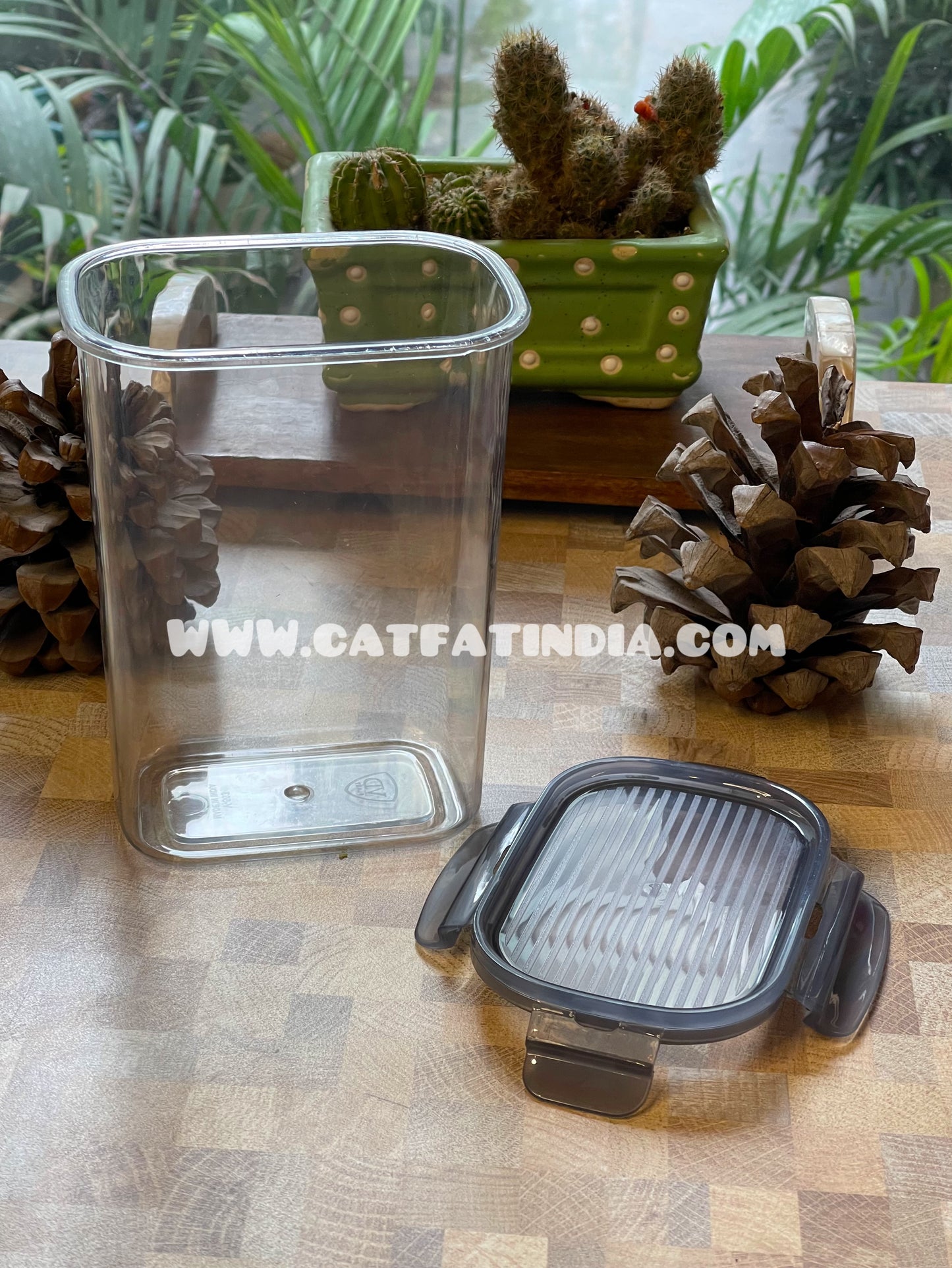 Stackable storage containers (Set of 3)