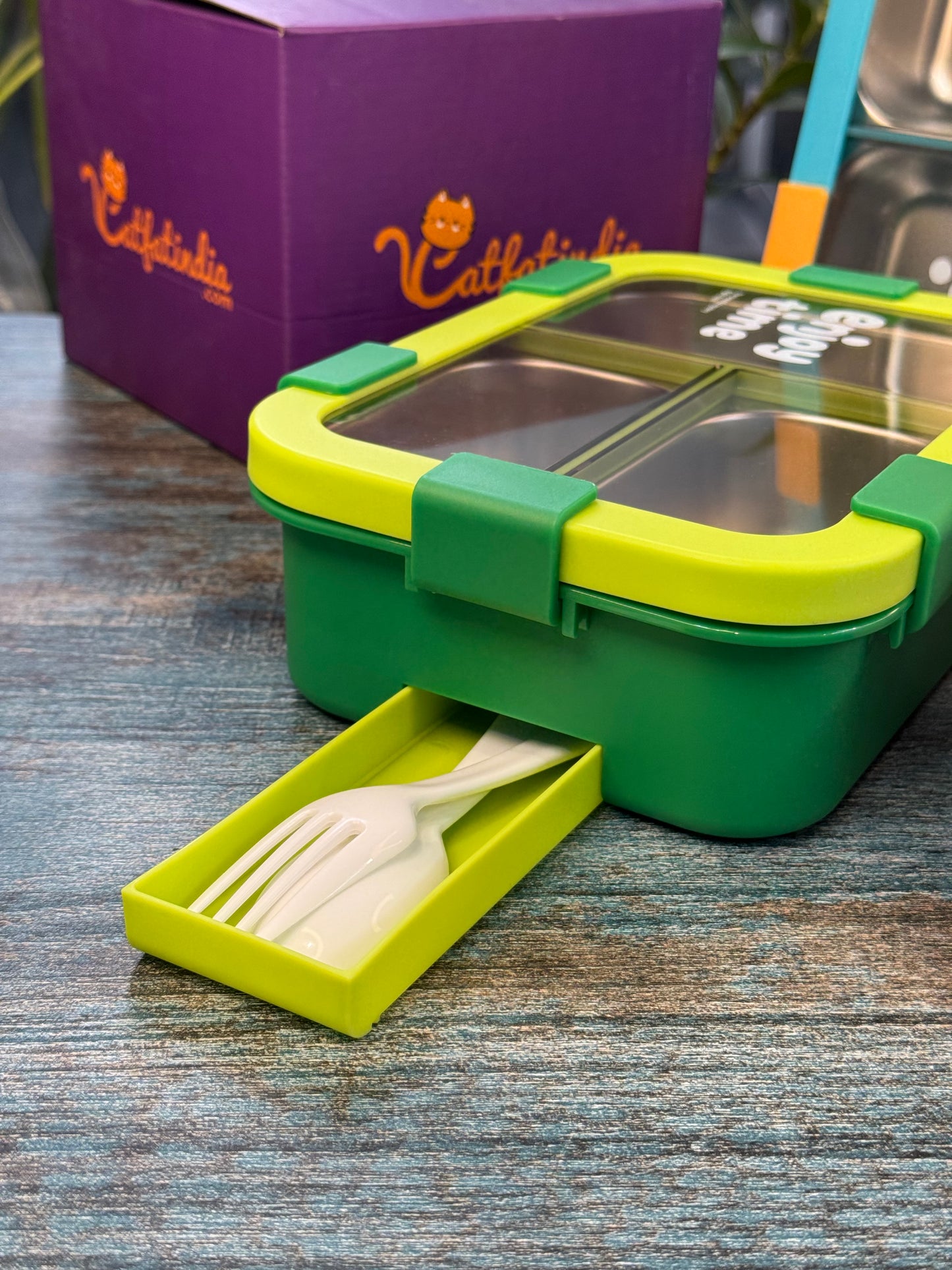 Pop Seal Bento Stainless Steel Lunch Box