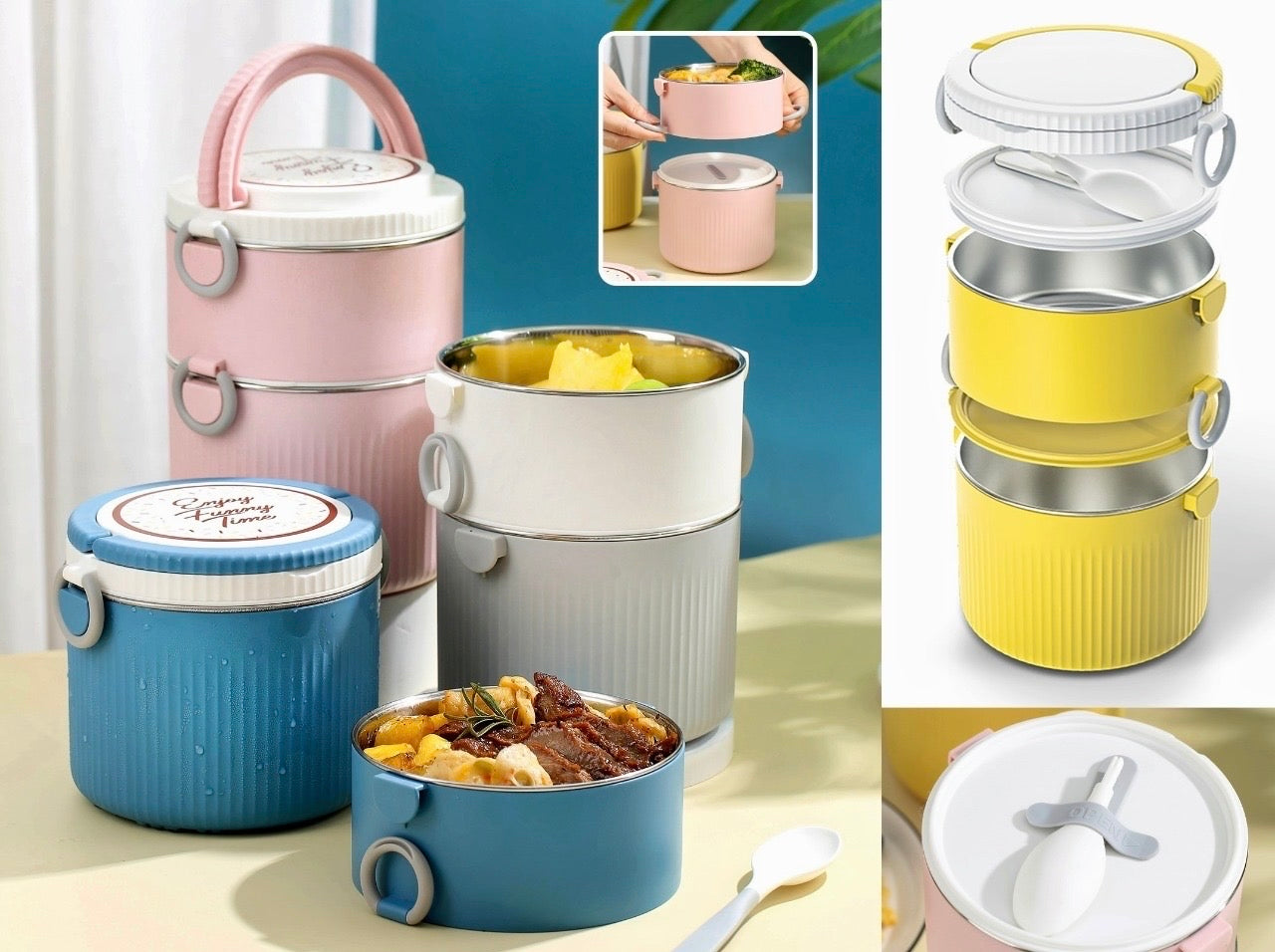 Catfat Dabba Wala Lunch Box (1000ML+500ML)