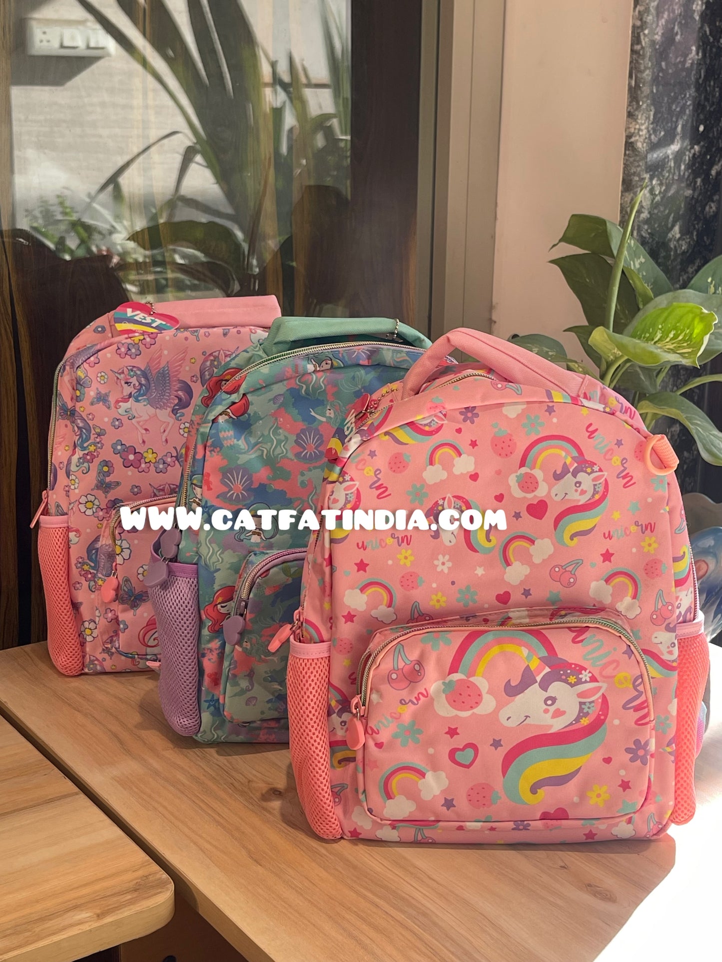 Kids character school bag