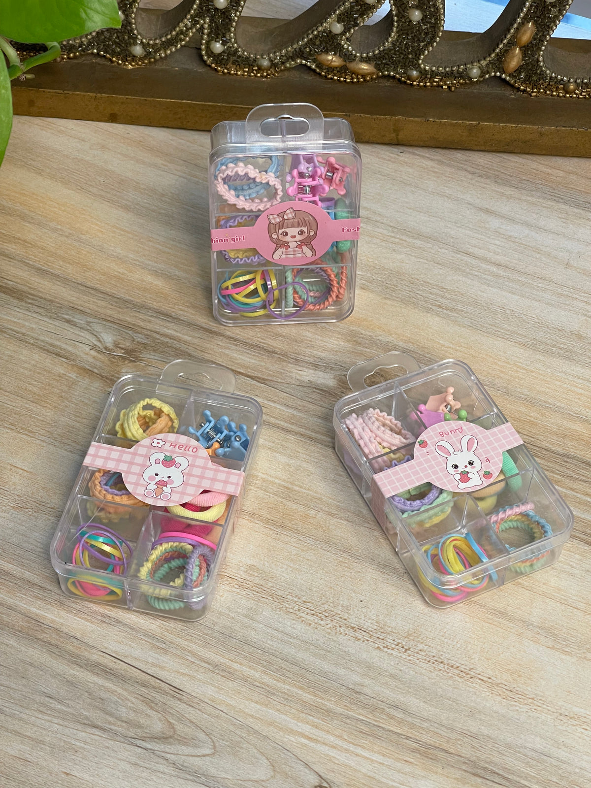 6 In 1 Pastel hair accessories Set