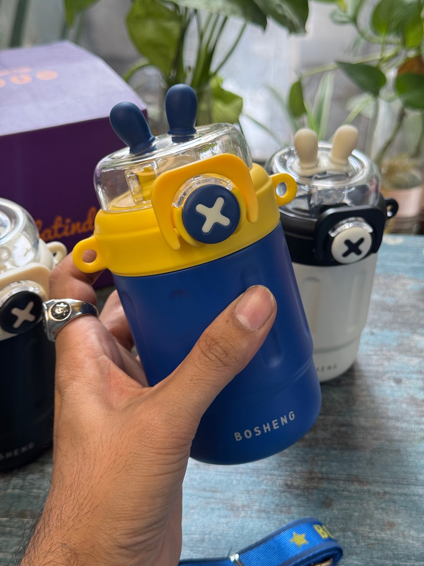 Bunny Pop Portable Kids Water Bottle