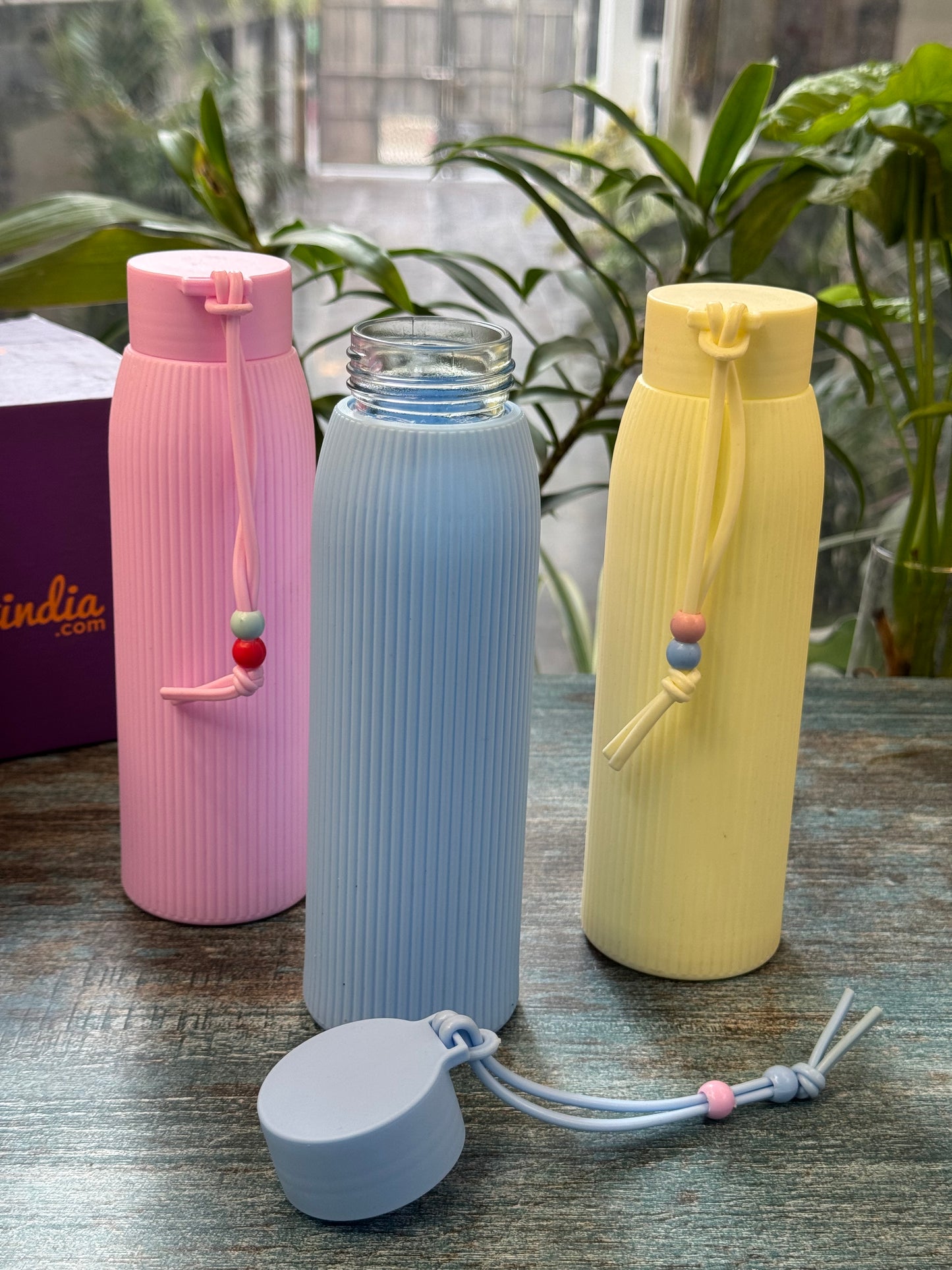 Pastel Glass Bottle