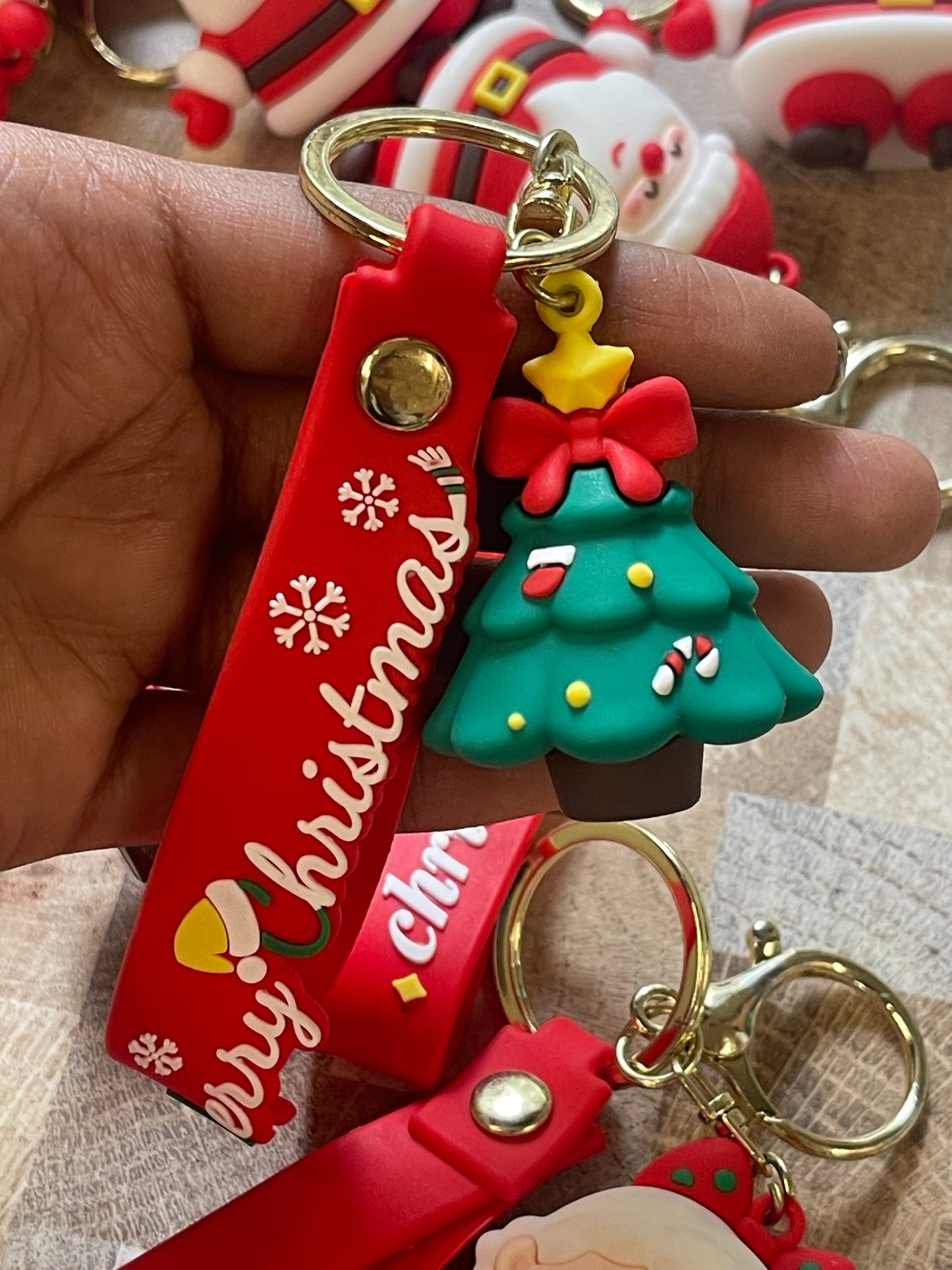 Holly Jolly Keychain