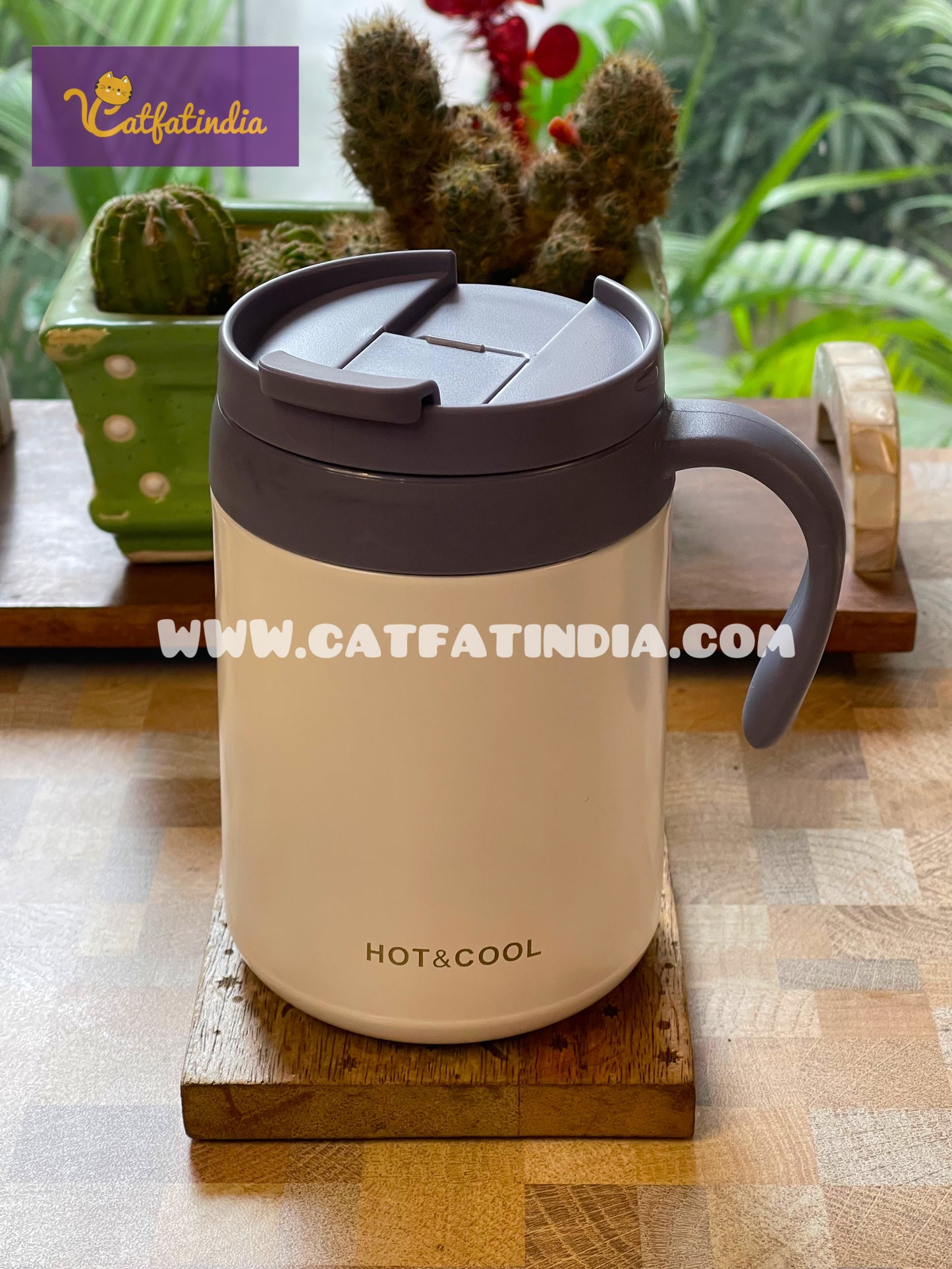 Hot & Cool Coffee Mug ( stainless steel )