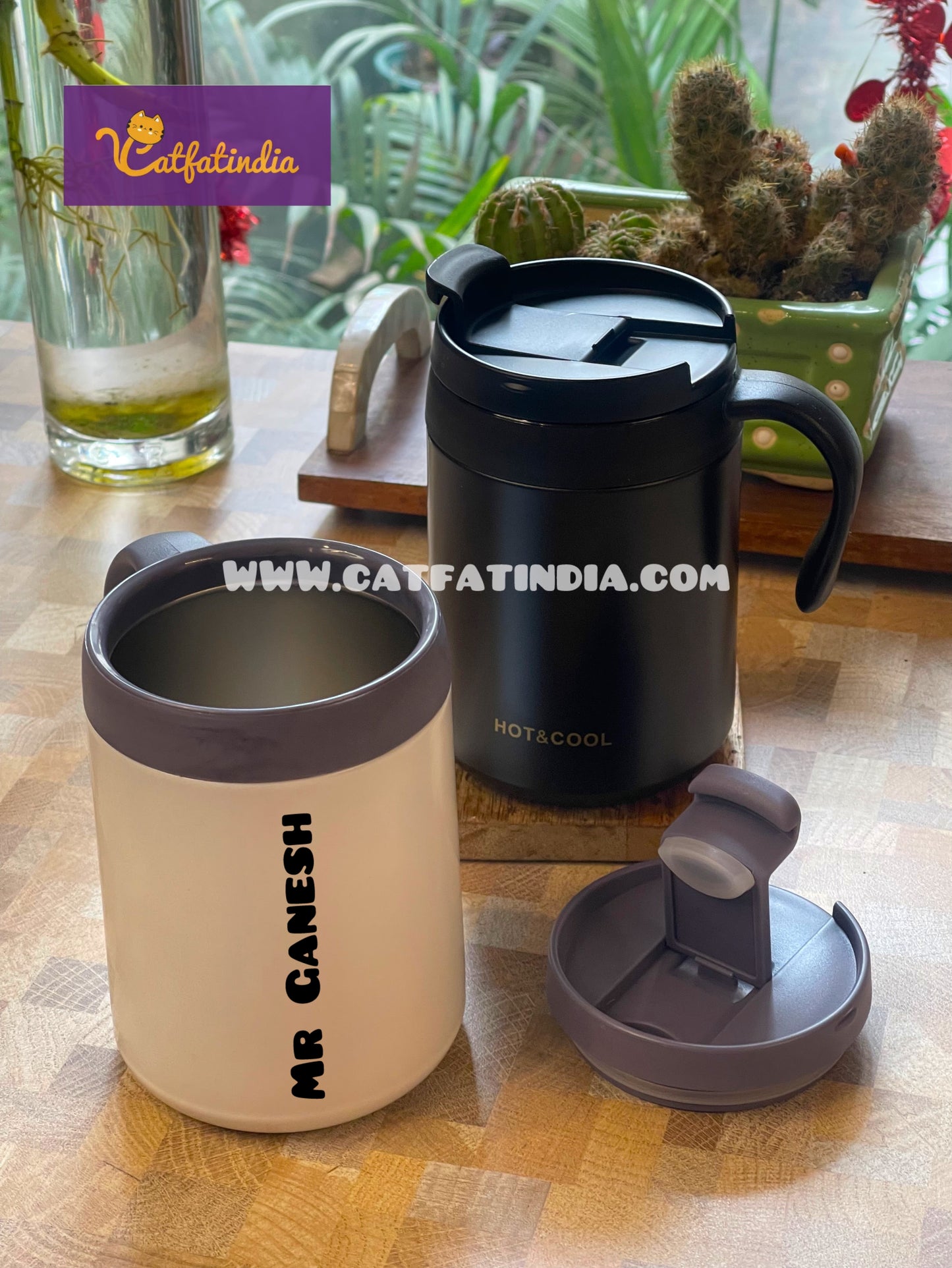 Hot & Cool Coffee Mug ( stainless steel )
