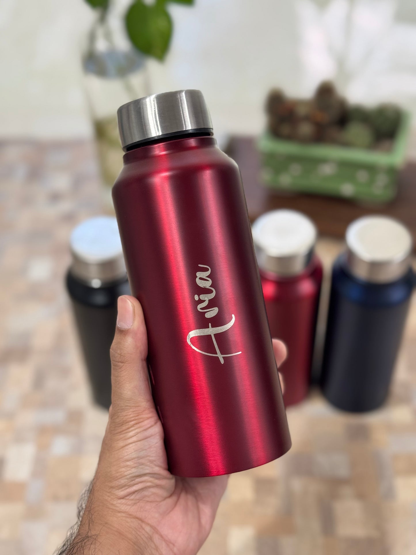 AquaBee Personalised stainless steel bottle (750ml)