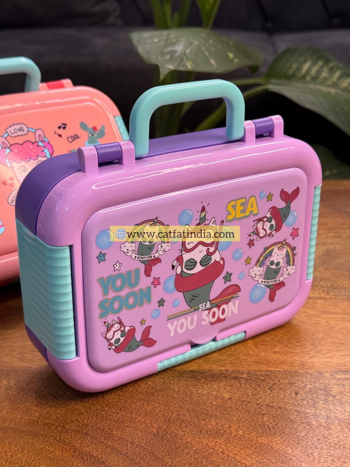 Little Munch Lunch Box – Colorful Bento Style Tiffin with Multiple Compartments