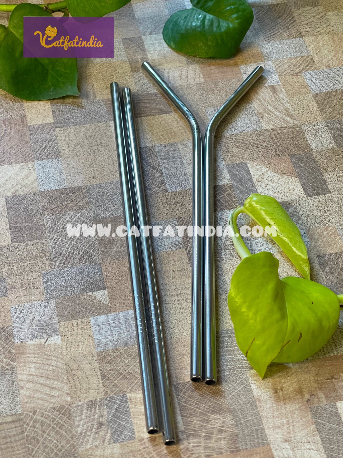 Steel straws set ( stainless steel )