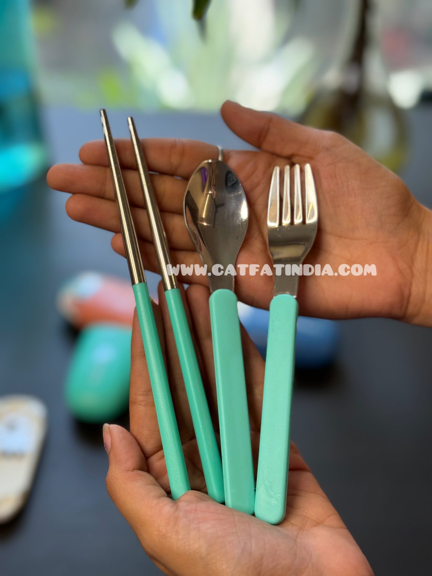 Travel Kawaii Cutlery Set