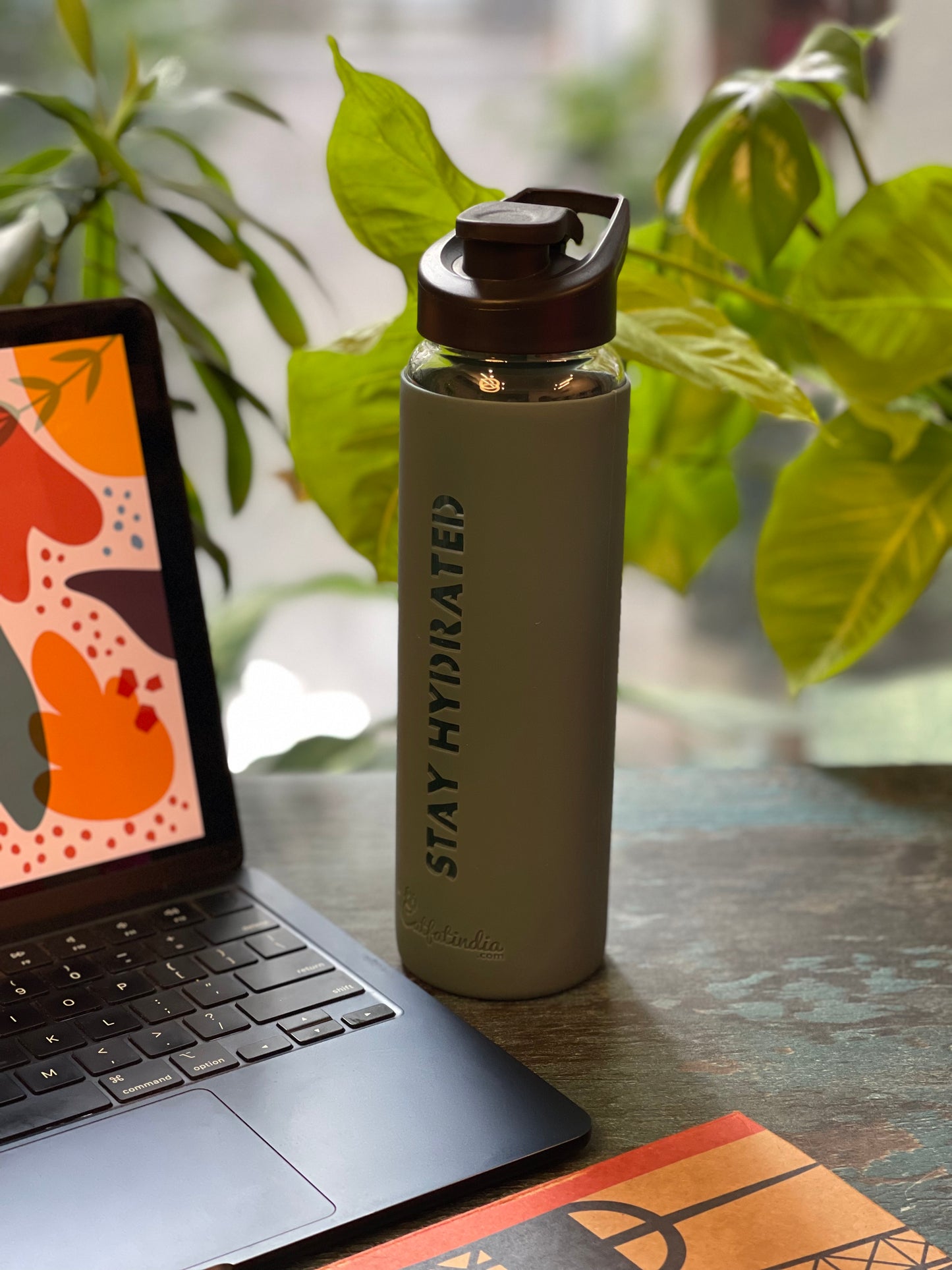 Stay Hydrated Glass Tumbler