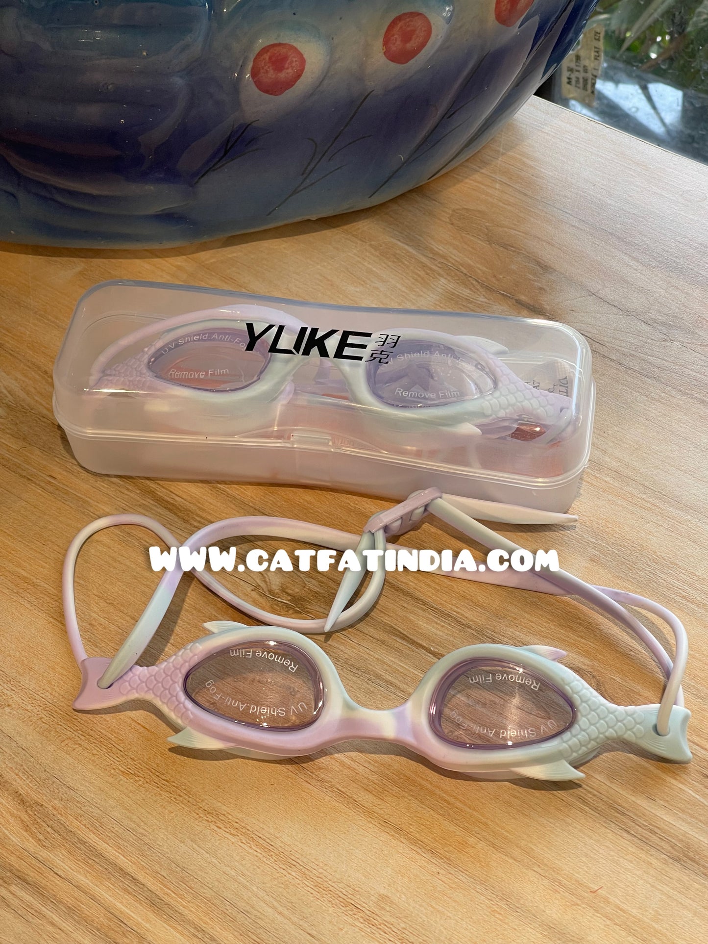 Fancy swim glasses