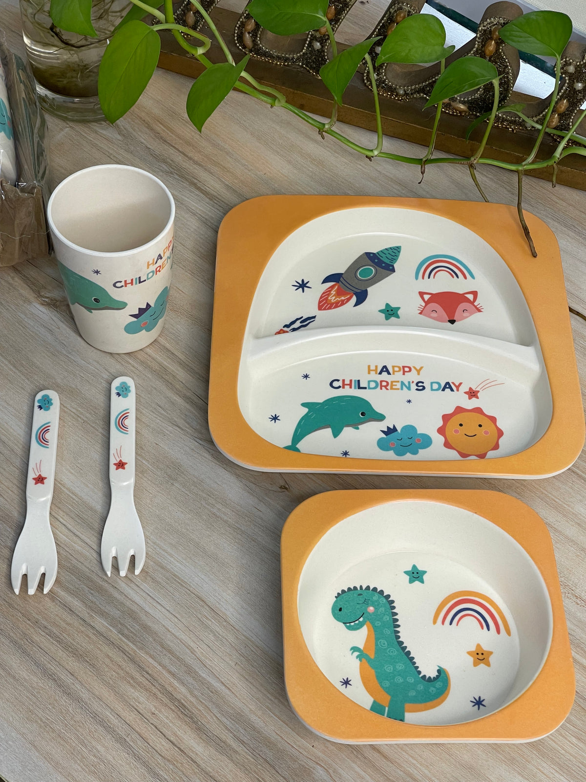 Dino Bamboo Set