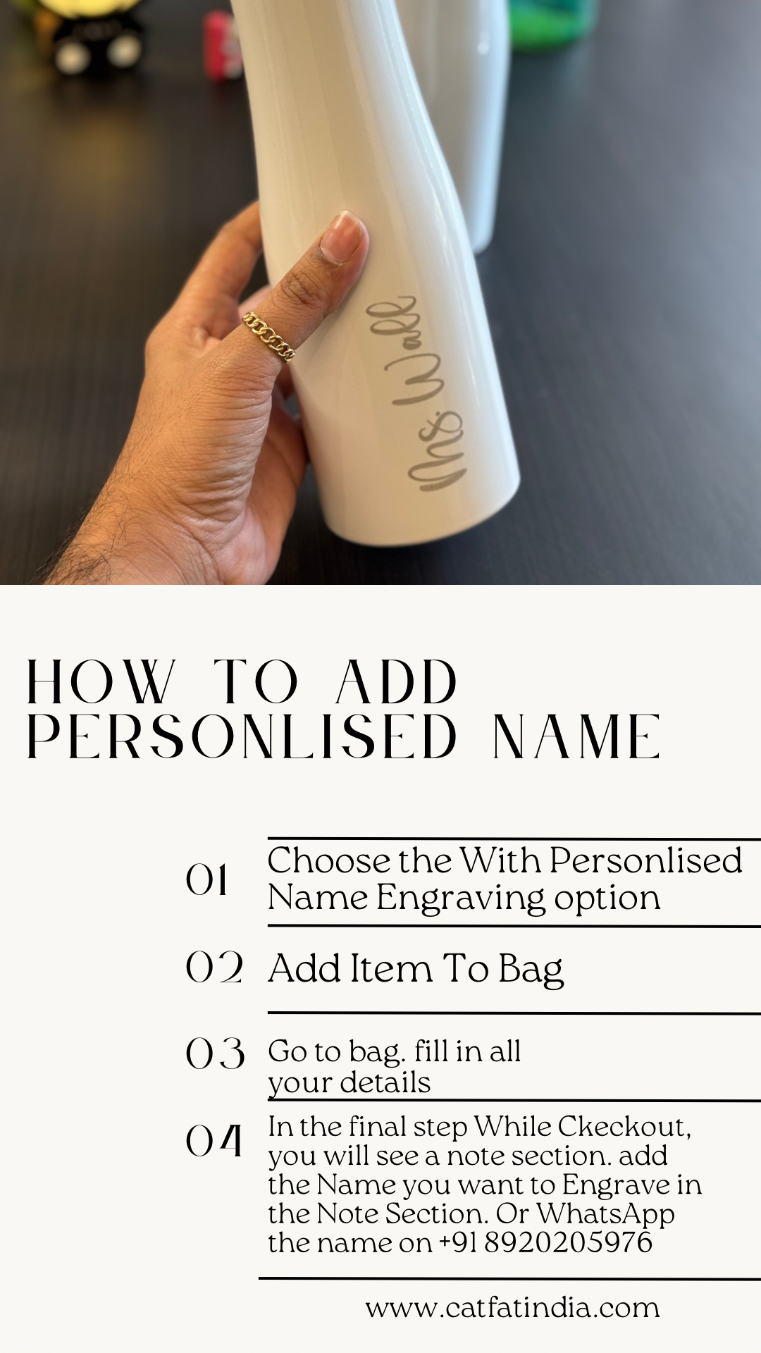 Elite Free Personalised Name Bottle (750ML)