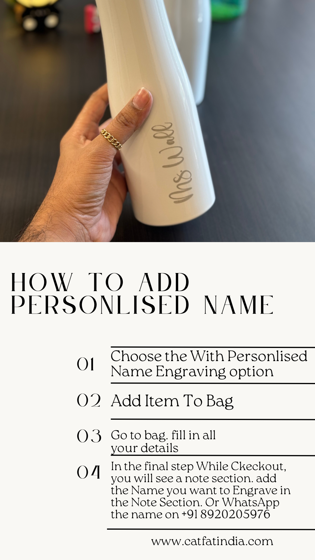 Elite Personalised Name Bottle (1000ML)