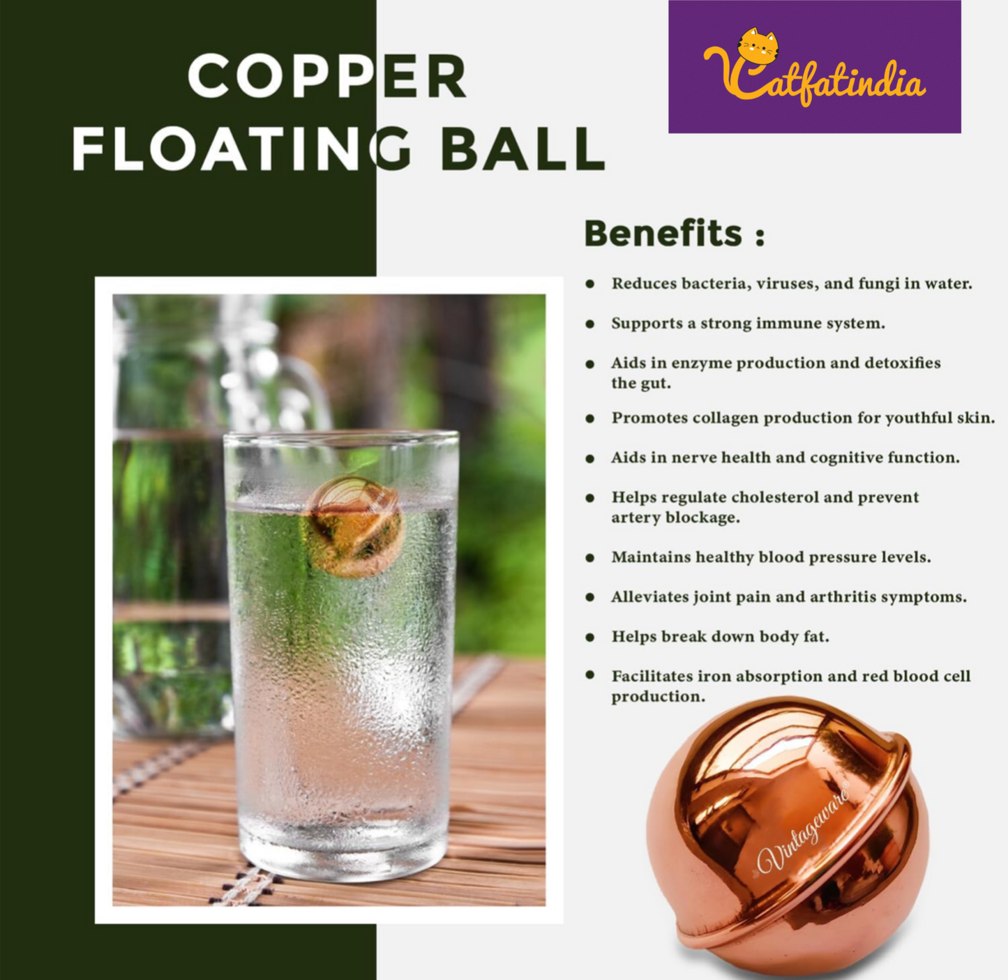 Ayurveda Copper Ball