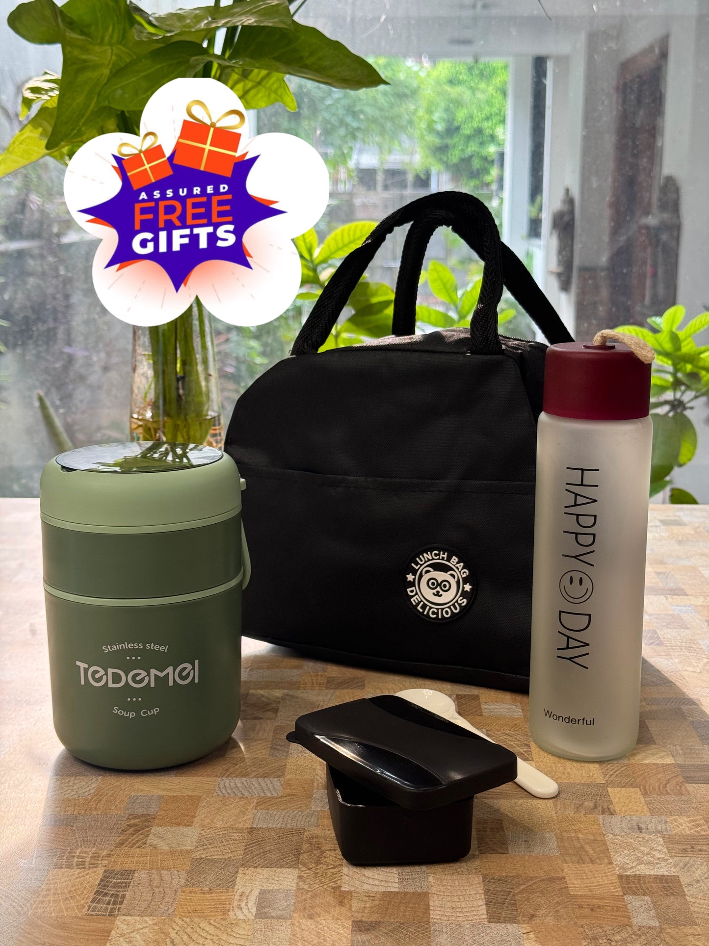 Double Trouble Bento Box (+FREE GIFTS WORTH ₹500)