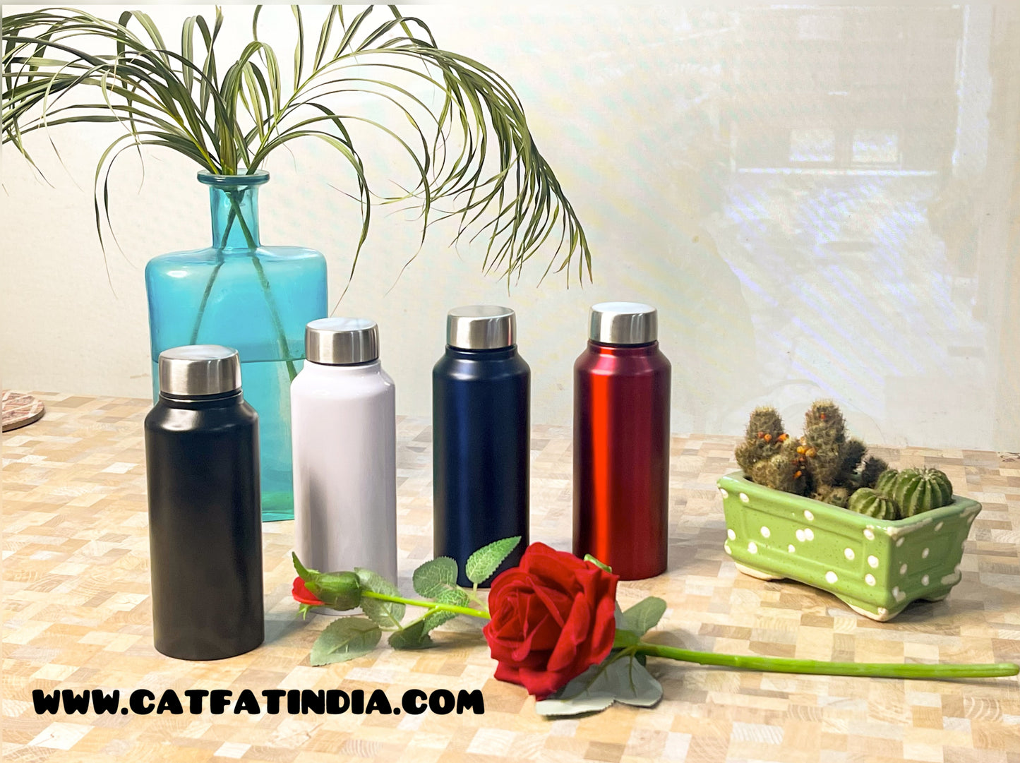 AquaBee Personalised stainless steel bottle (750ml)