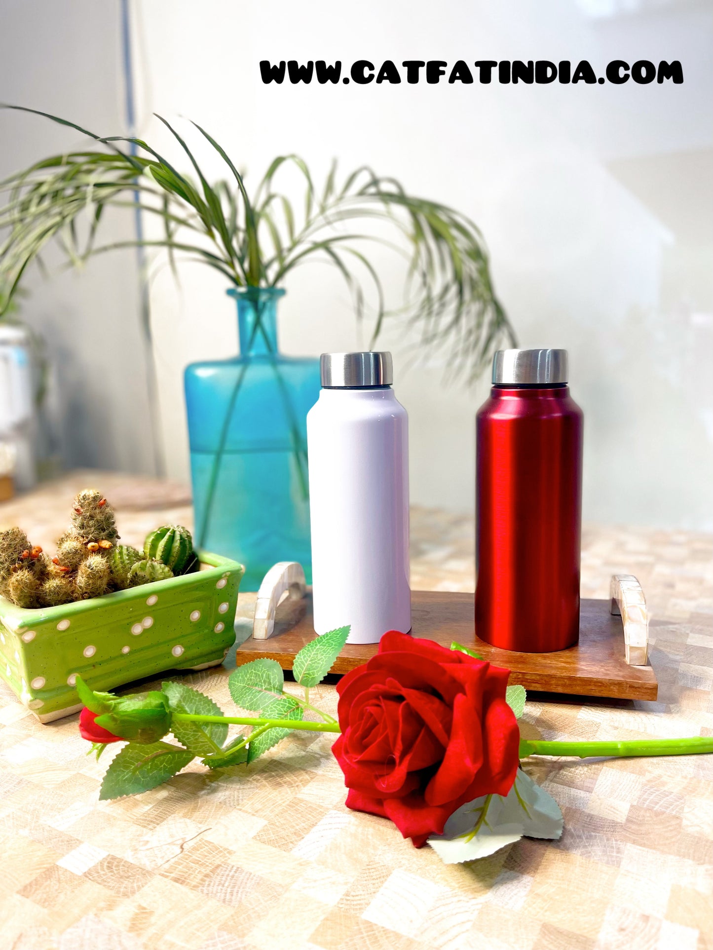 AquaBee Personalised stainless steel bottle (750ml)