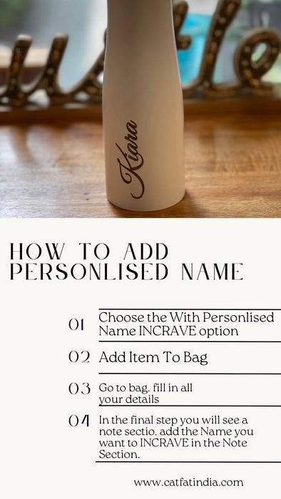 Blue Beatles Name Bottle 316 Grade Stainless Steel (1000ML)