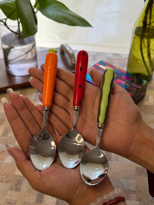 Fruity Stainless Steel Spoon(1Pc)