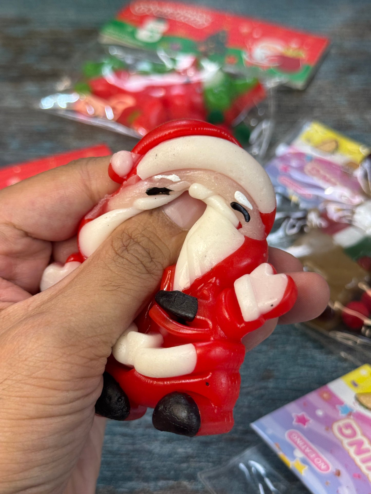 Christmas Santa Squishy Toy – Soft Squeeze Stress Buster