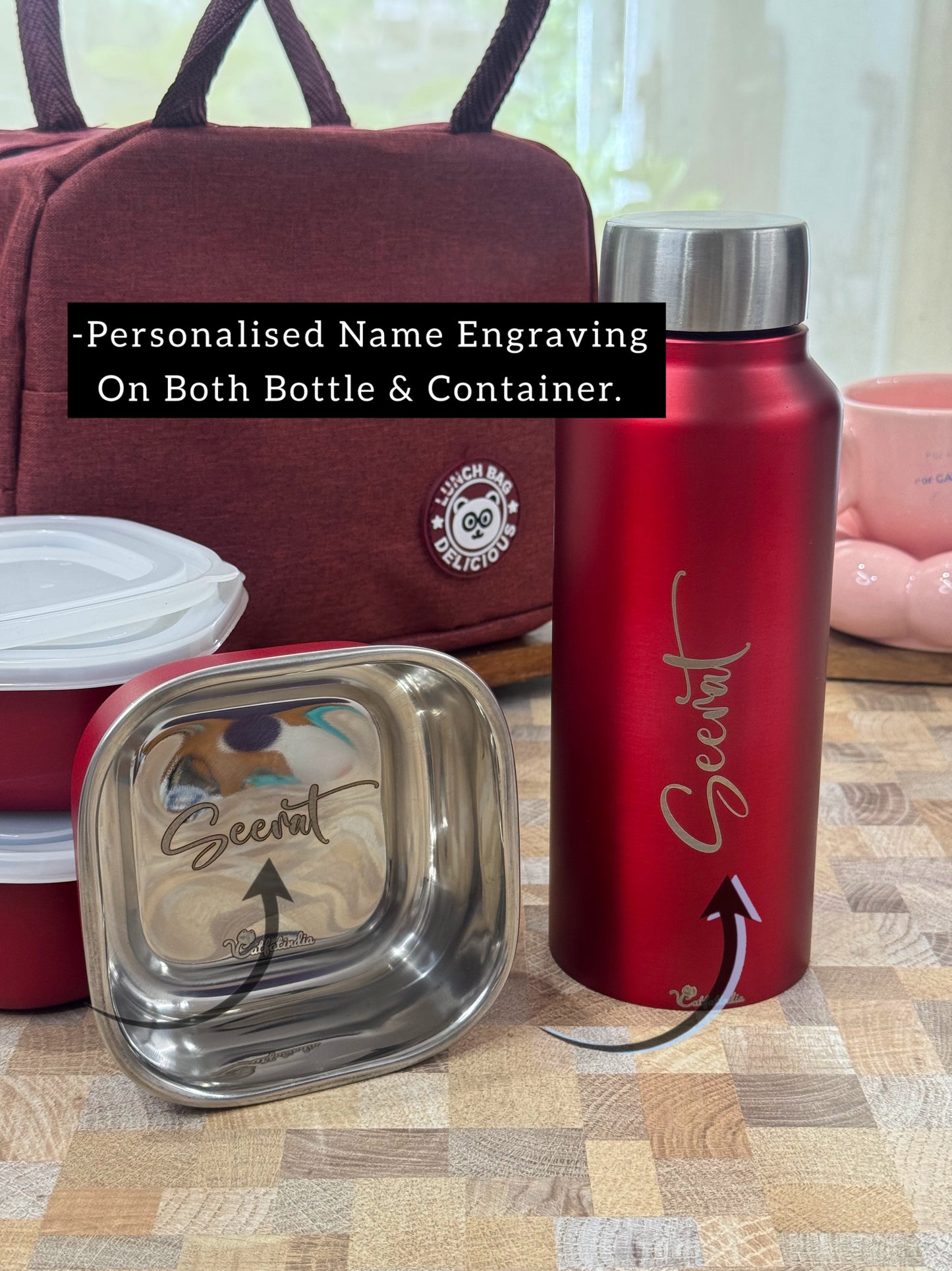 Heat Mate Combo – Lunch Set with Bottle & Bag