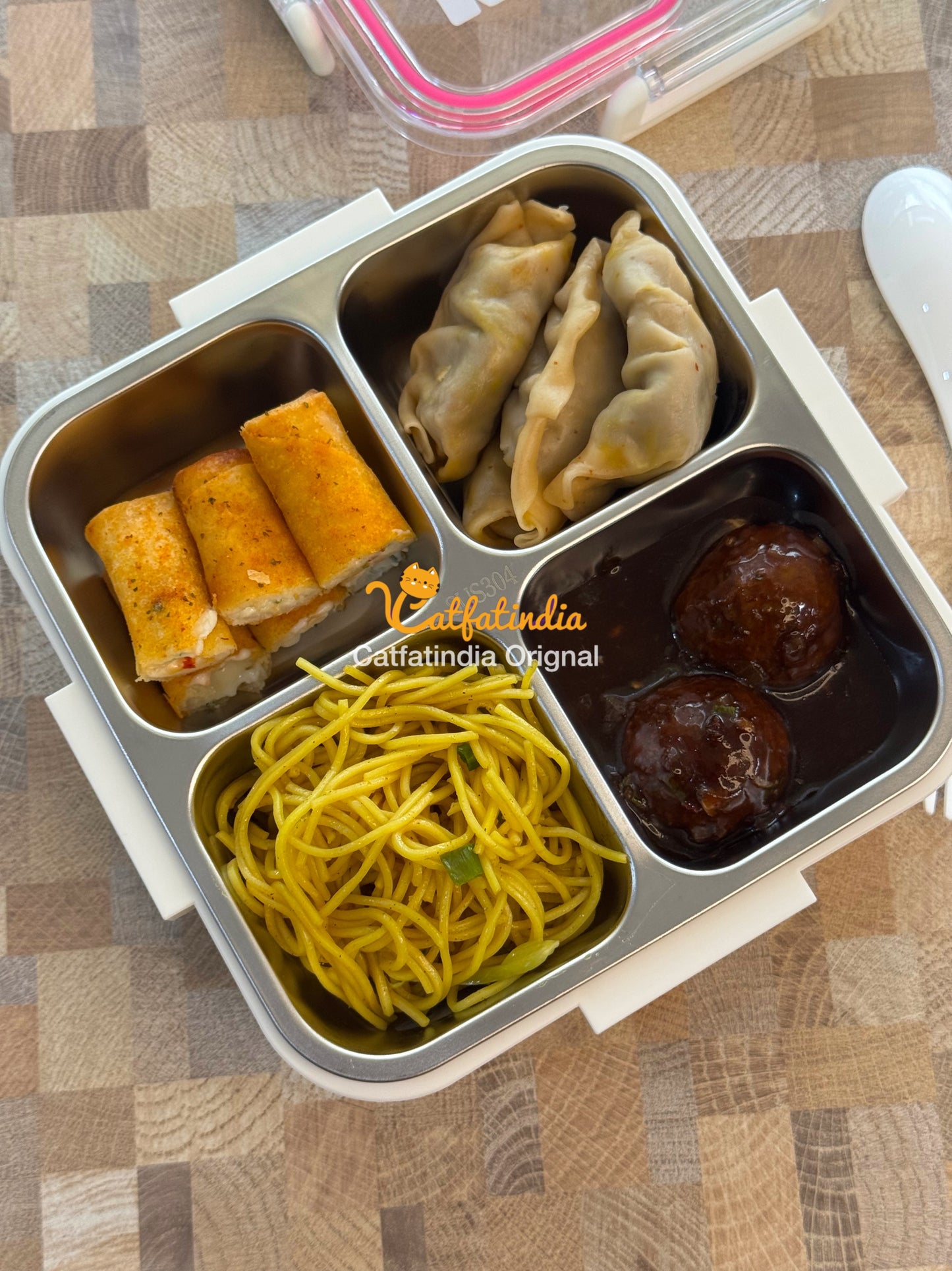 4-in-1 Rainbow Lunch Box