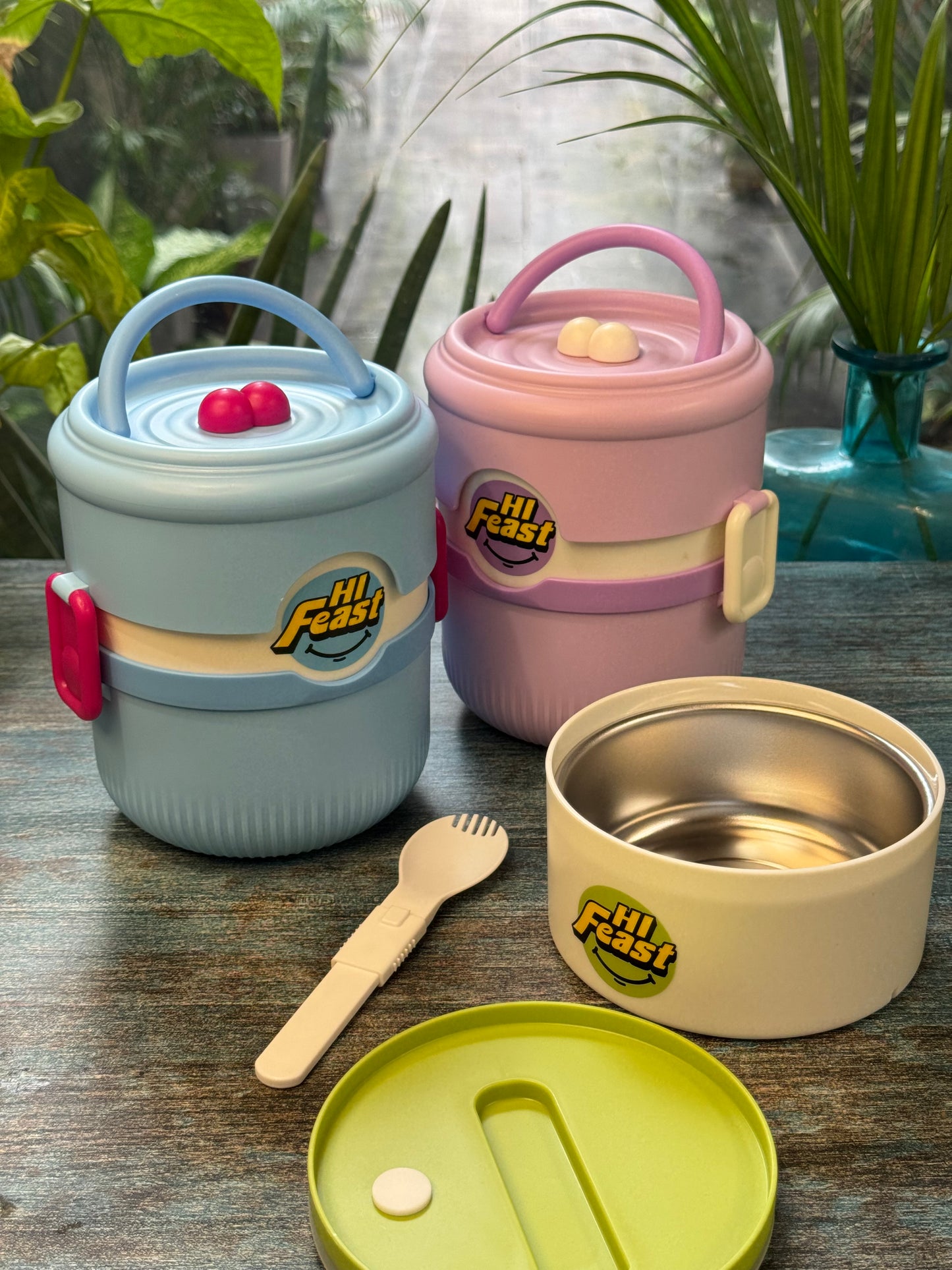 Hi Feast Double Decker Lunch Box