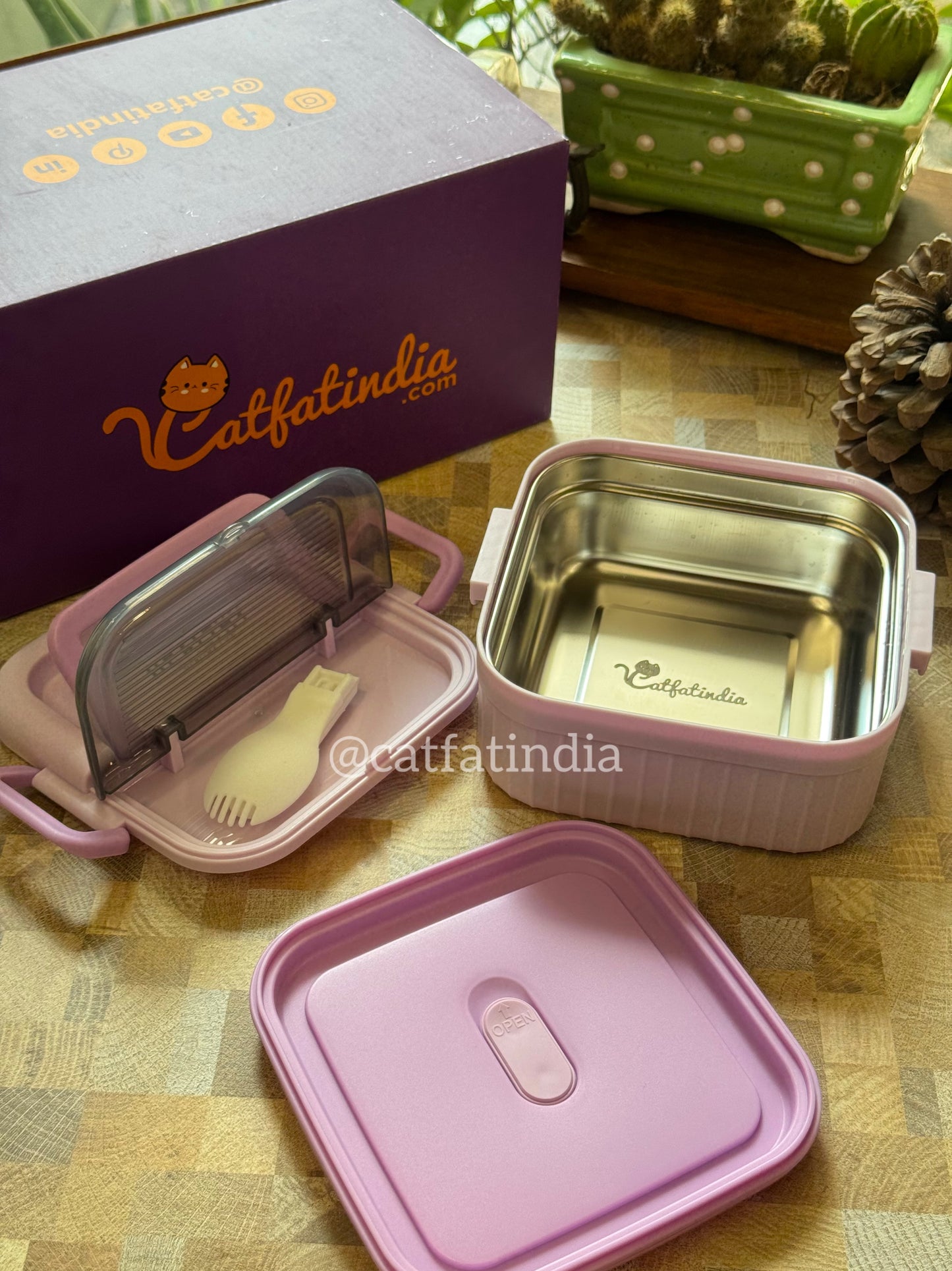 BentoBloom Square Lunch Box