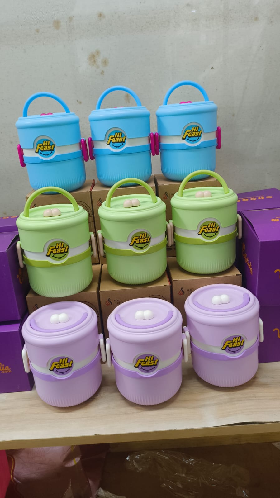 Hi Feast Double Decker Lunch Box