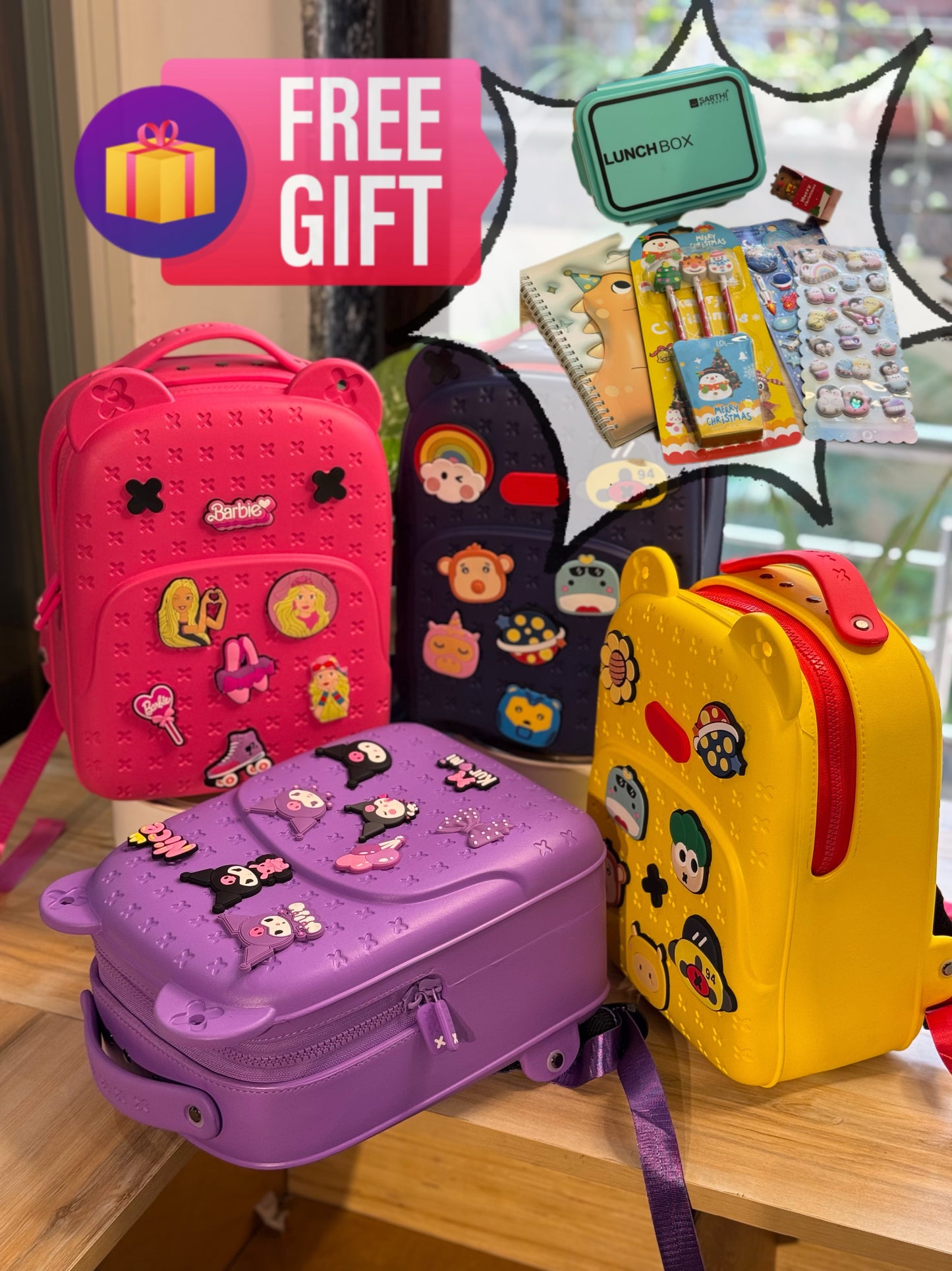 Kids Eva Bagpack + (5 FREE GIFTS WORTH ₹500)