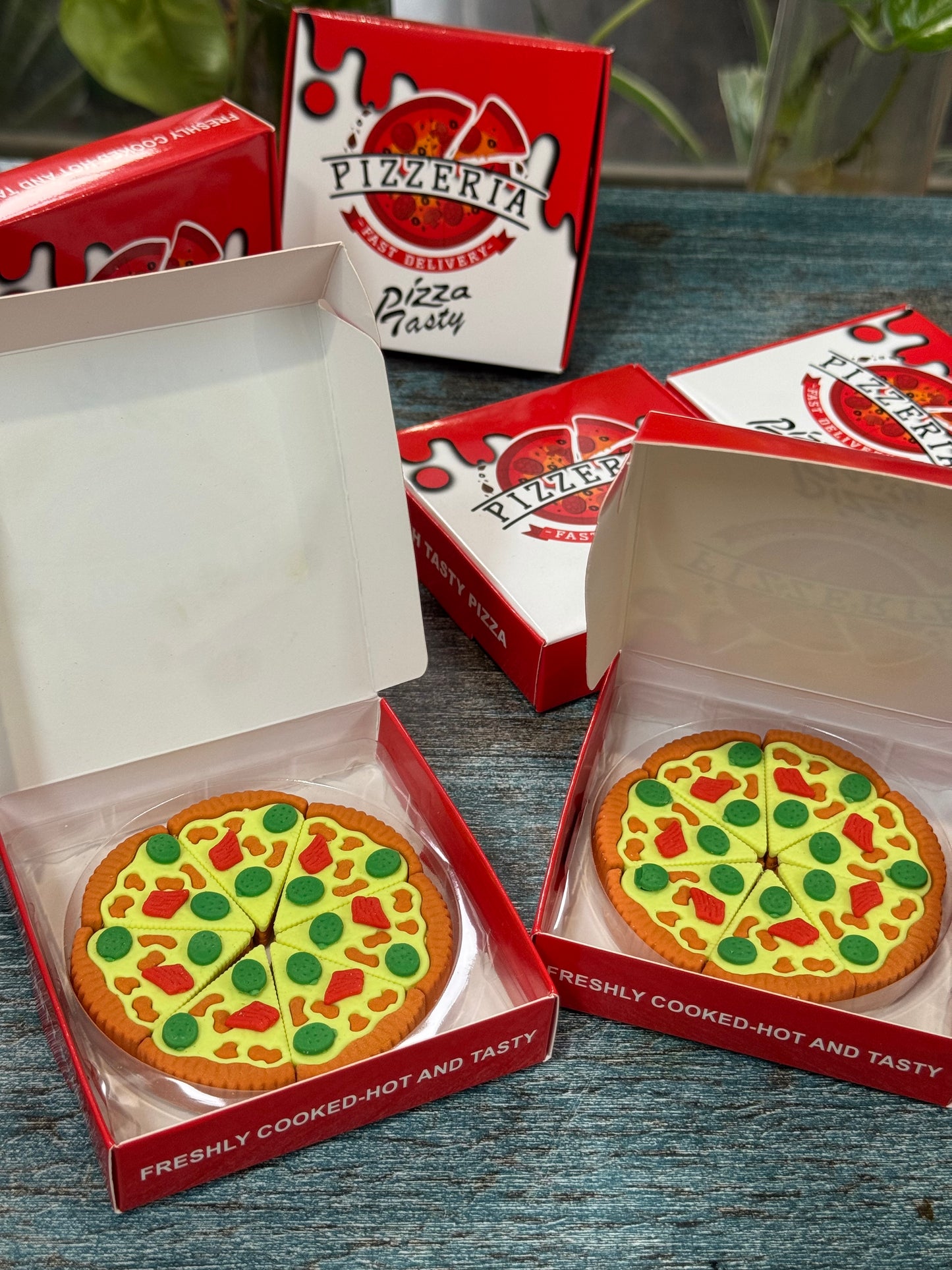 Creative Box Pizza Eraser